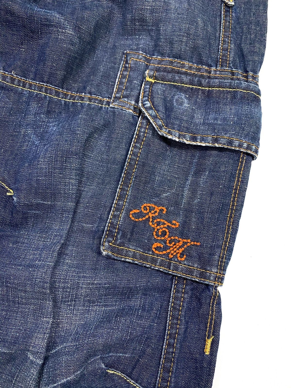 Japanese Brand Replay Tactical Cargo Denim Size US 30 / EU 46 - 6 Thumbnail
