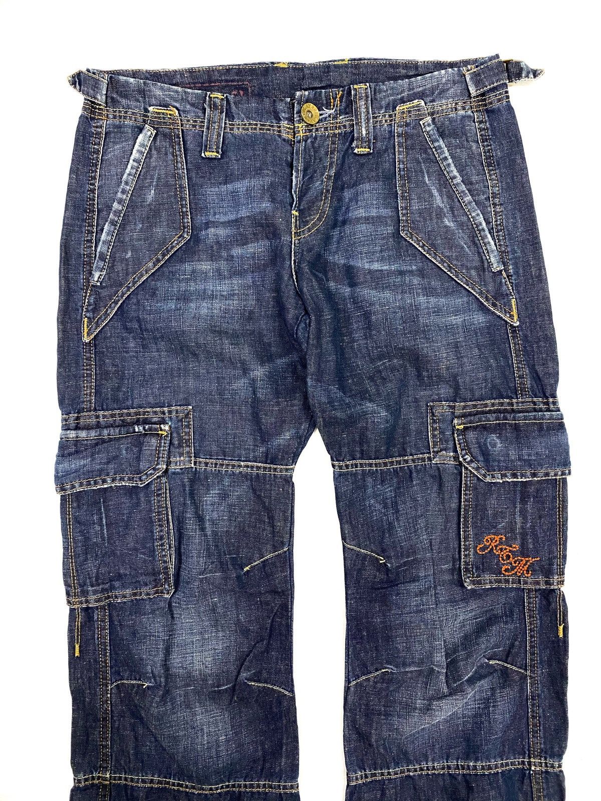 Japanese Brand Replay Tactical Cargo Denim Size US 30 / EU 46 - 3 Thumbnail