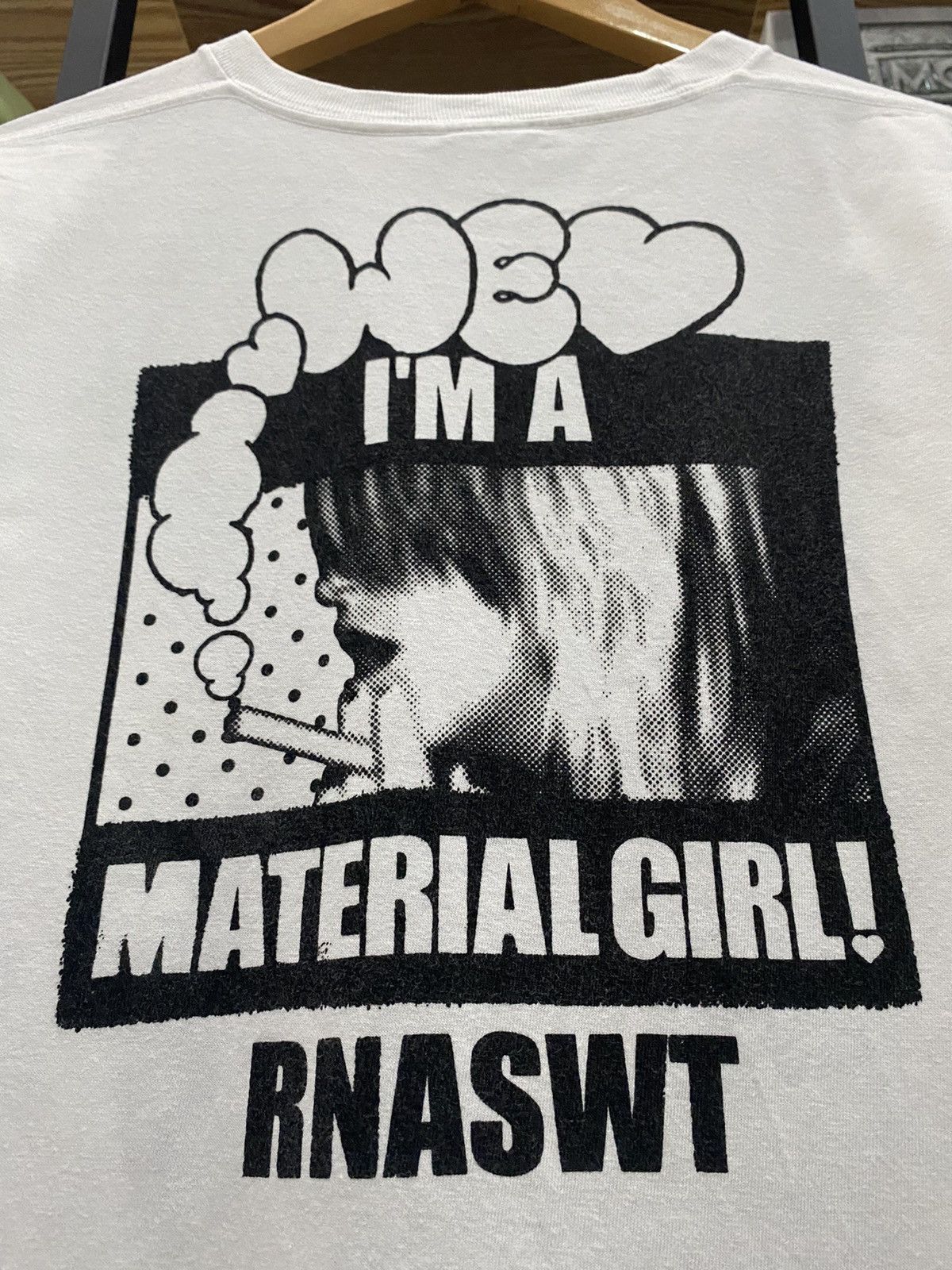 Hysteric Glamour Japan RNA Sweat I’m a Material Girl Inspired Hysteric Tee Size US M / EU 48-50 / 2 - 2 Thumbnail