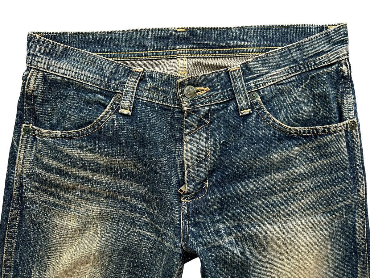 Lee Lee Bondage Multipocket Distressed Mudwash Flare Jeans 31x33 Size US 31 - 9 Thumbnail