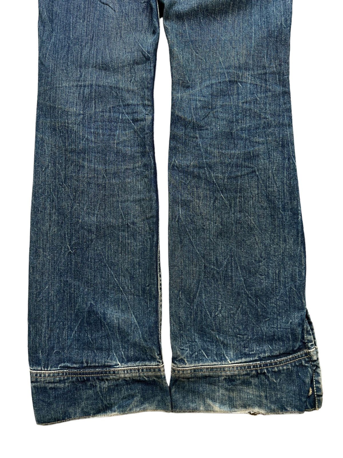 Lee Lee Bondage Multipocket Distressed Mudwash Flare Jeans 31x33 Size US 31 - 7 Thumbnail