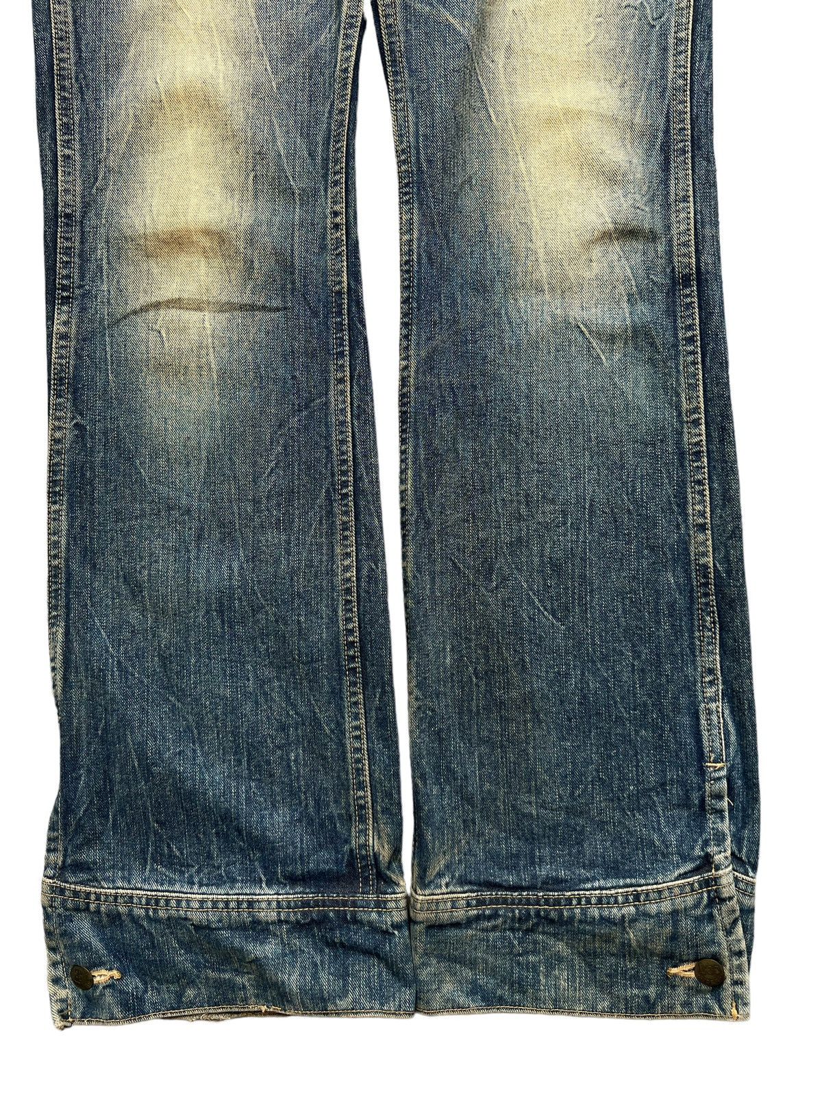 Lee Lee Bondage Multipocket Distressed Mudwash Flare Jeans 31x33 Size US 31 - 5 Thumbnail