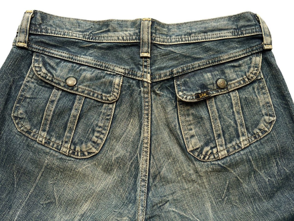 Lee Lee Bondage Multipocket Distressed Mudwash Flare Jeans 31x33 Size US 31 - 10 Thumbnail