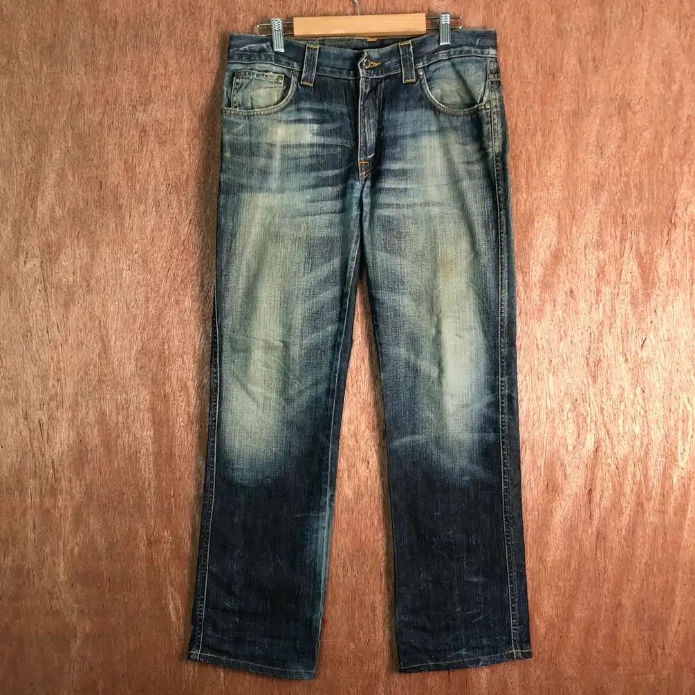 Nudie Jeans DL Nudie Jeans Co Blue Denim Jeans Pants #c139 Size US 31 - 12 Thumbnail