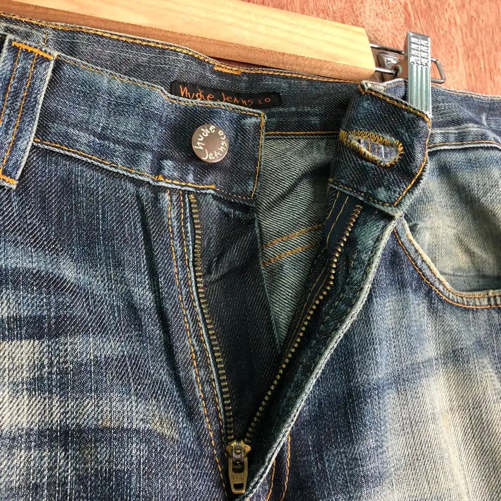 Nudie Jeans DL Nudie Jeans Co Blue Denim Jeans Pants #c139 Size US 31 - 8 Thumbnail