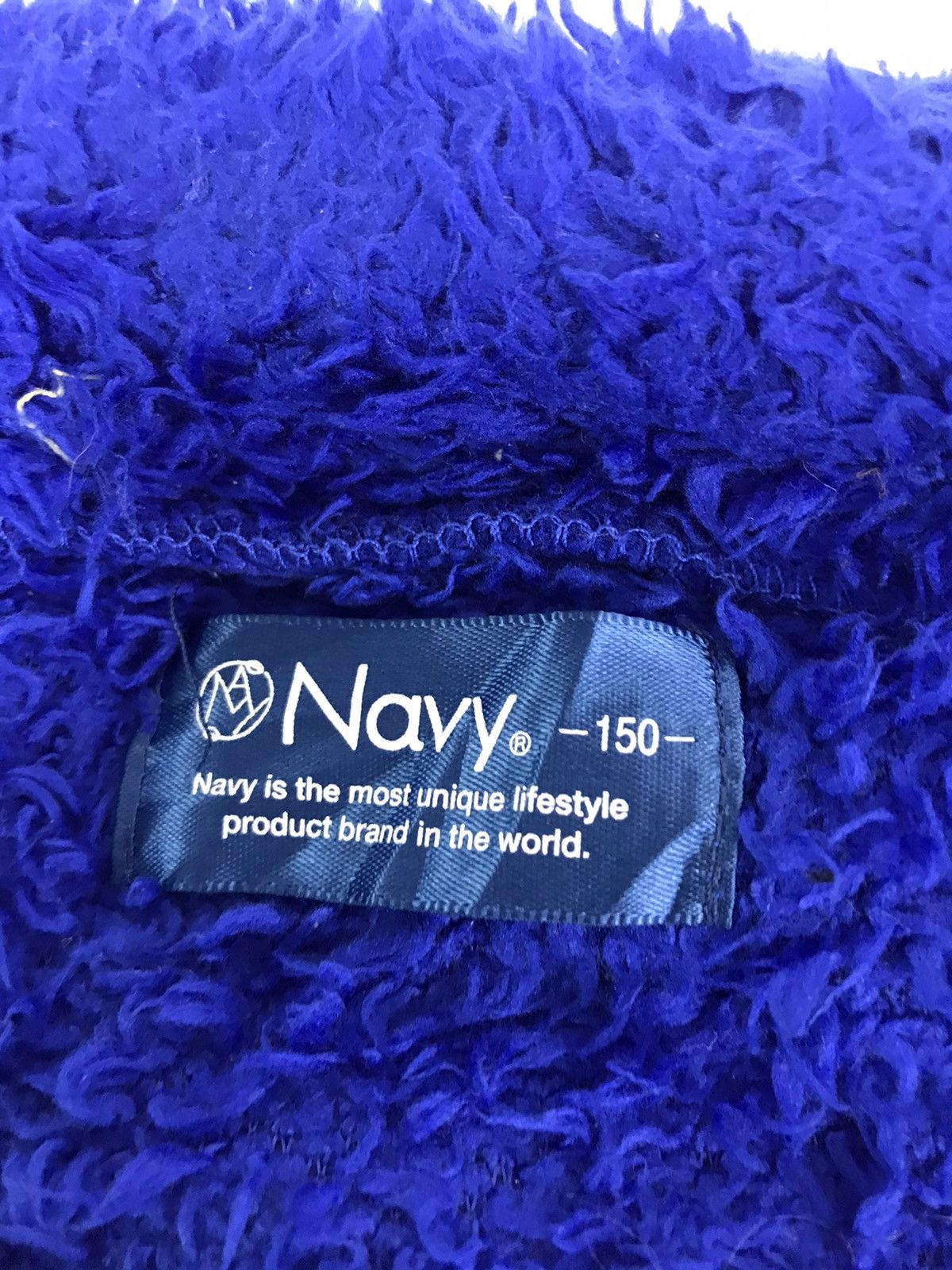 Japanese Brand Vintage Navy Wool Sweater Jacket Zipper Design Streetwear Size US XS / EU 42 / 0 - 3 Thumbnail