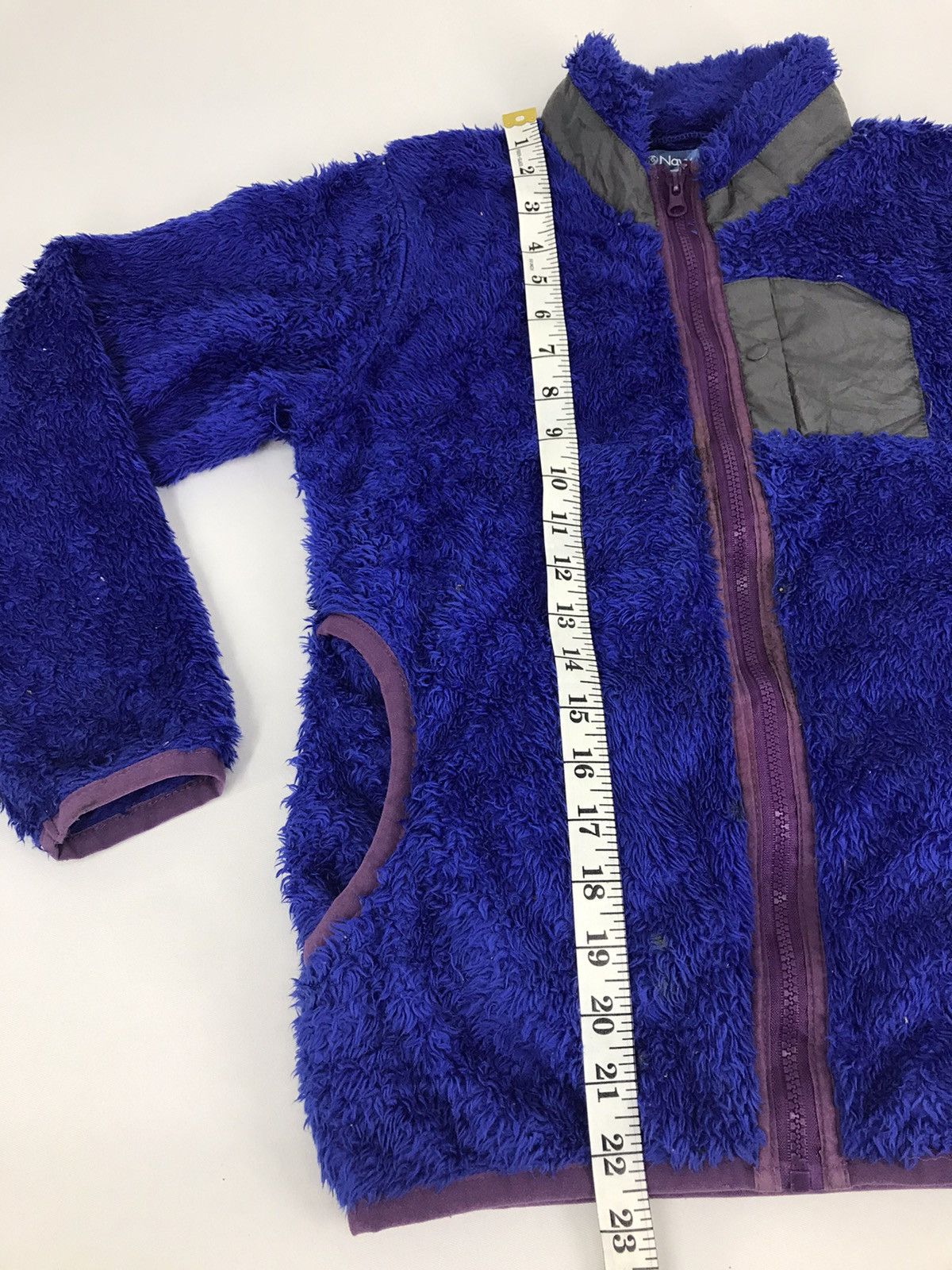 Japanese Brand Vintage Navy Wool Sweater Jacket Zipper Design Streetwear Size US XS / EU 42 / 0 - 7 Thumbnail