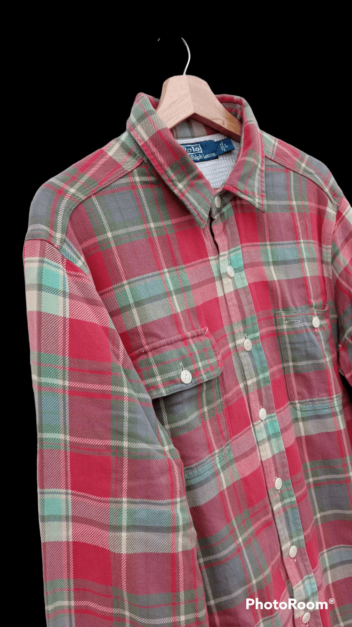 Flannel × Polo Ralph Lauren × Ralph Lauren 🔥🔥Polo Ralph Lauren Flannel Checkered Shirt Size US L / EU 52-54 / 3 - 6 Thumbnail
