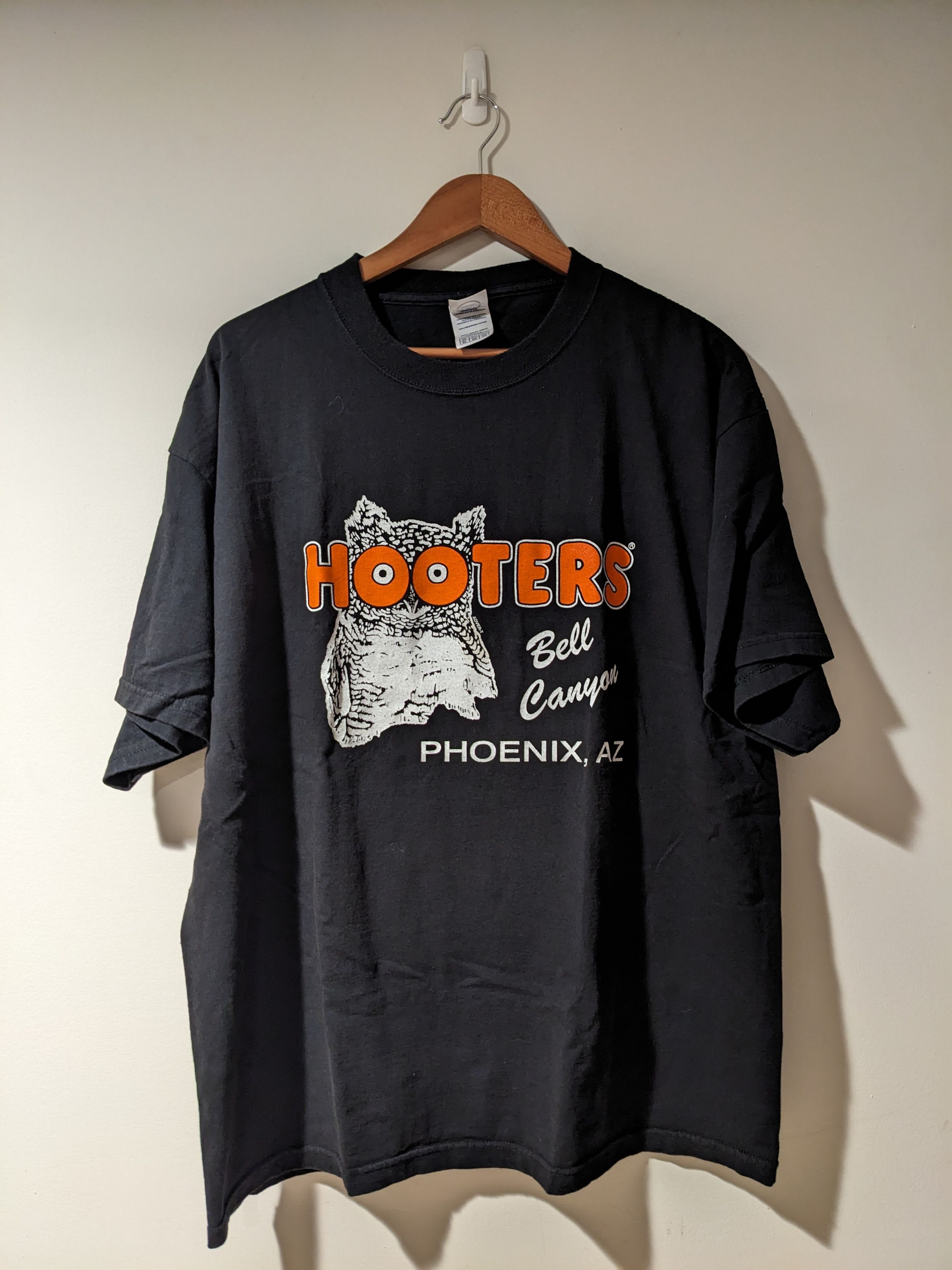 00'S Delta DELTA HOOTERS Advertising T-shirt Made in USA Men's L /eaa452330 main image 0