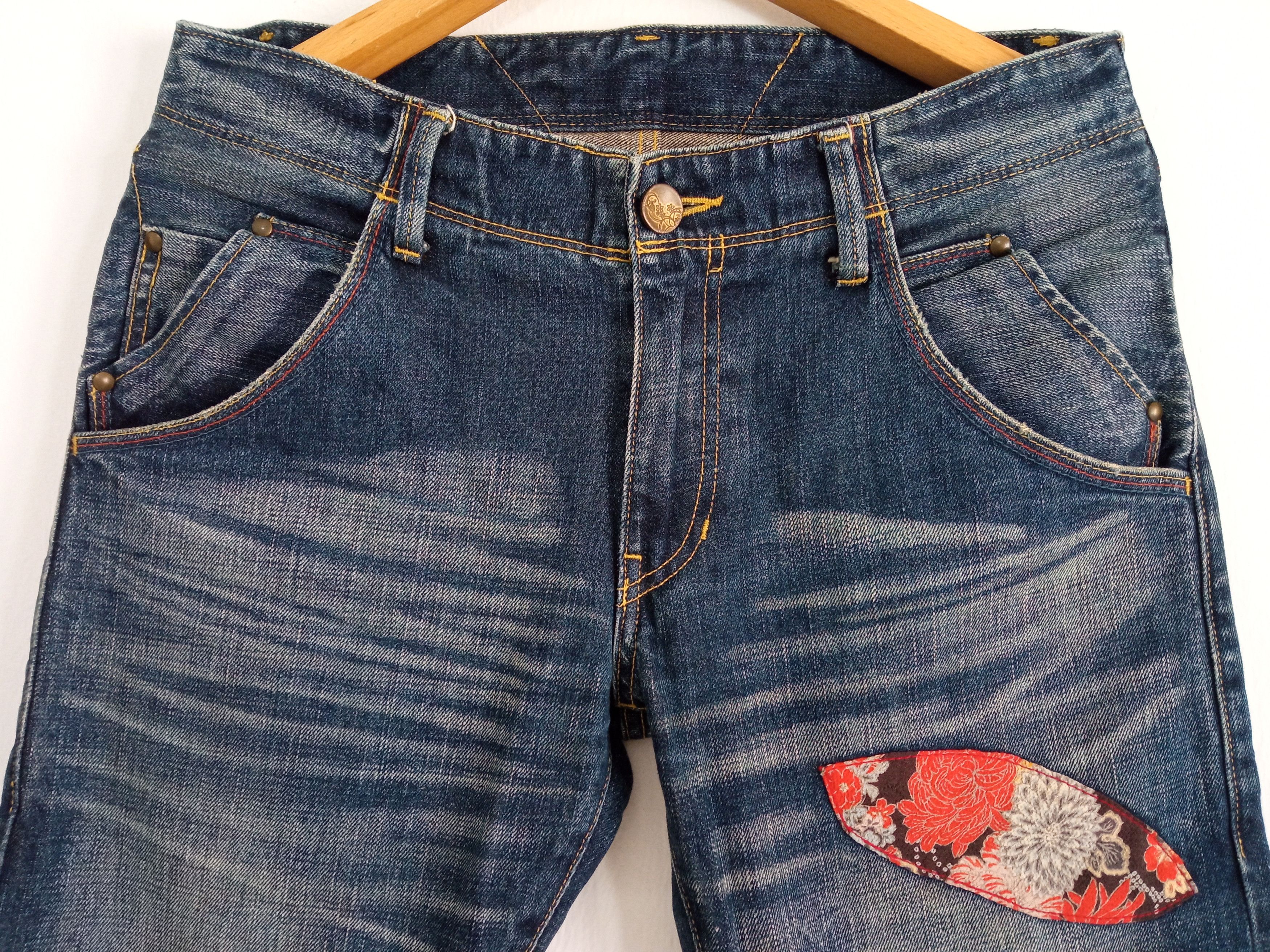Japanese Brand × Takeo Kikuchi 🔥🔥Takeo Kikuchi Patchwork Distressed Jeans Denim Size US 32 / EU 48 - 11 Thumbnail