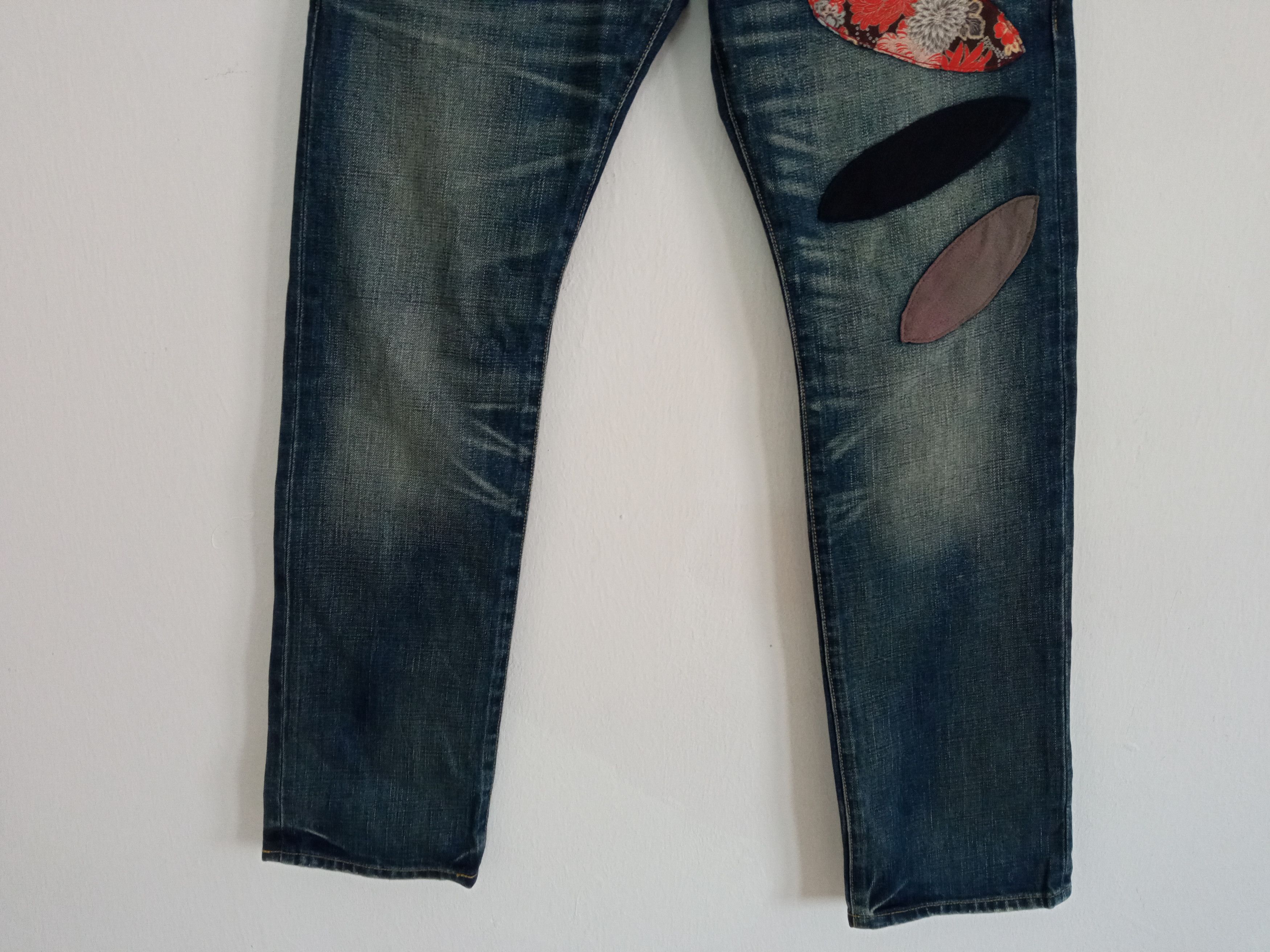 Japanese Brand × Takeo Kikuchi 🔥🔥Takeo Kikuchi Patchwork Distressed Jeans Denim Size US 32 / EU 48 - 6 Thumbnail