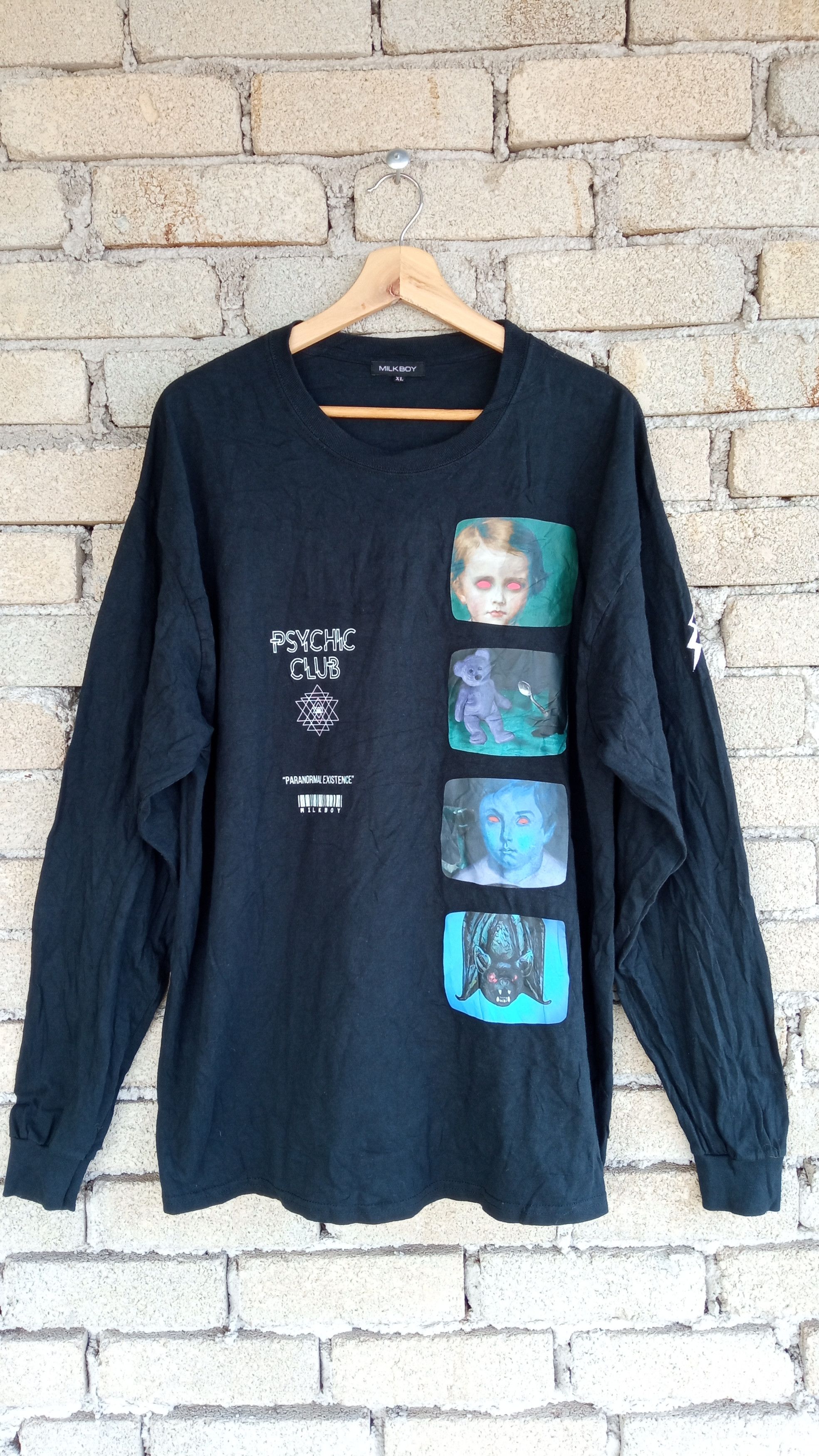 🔥🔥90's Milkboy Psychic Club Paranormal Existence T-Shirt