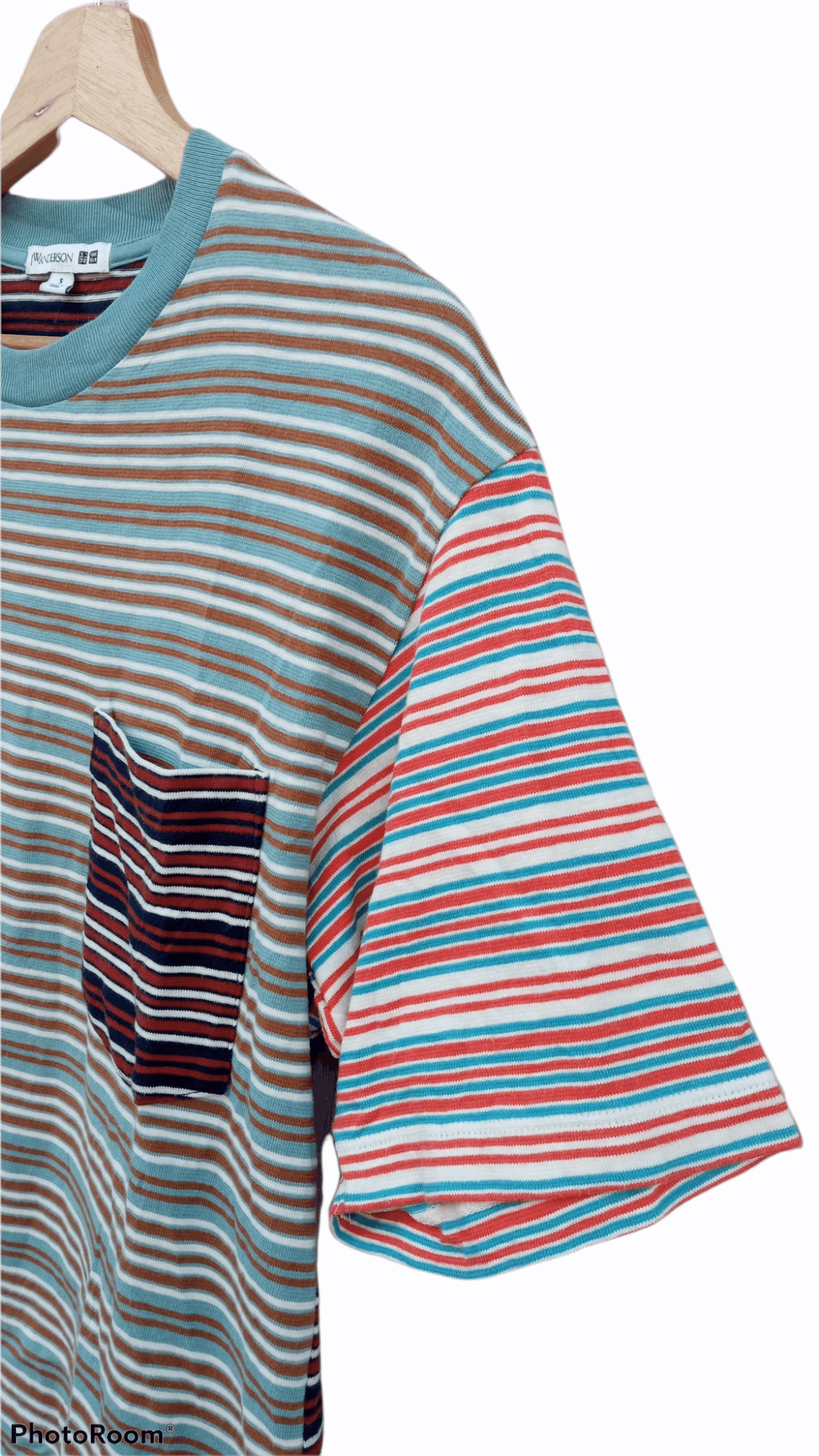 JW Anderson × Japanese Brand × Uniqlo 🔥🔥UT x J.W.Anderson Uniqlo Striped T-Shirt Size US M / EU 48-50 / 2 - 8 Thumbnail