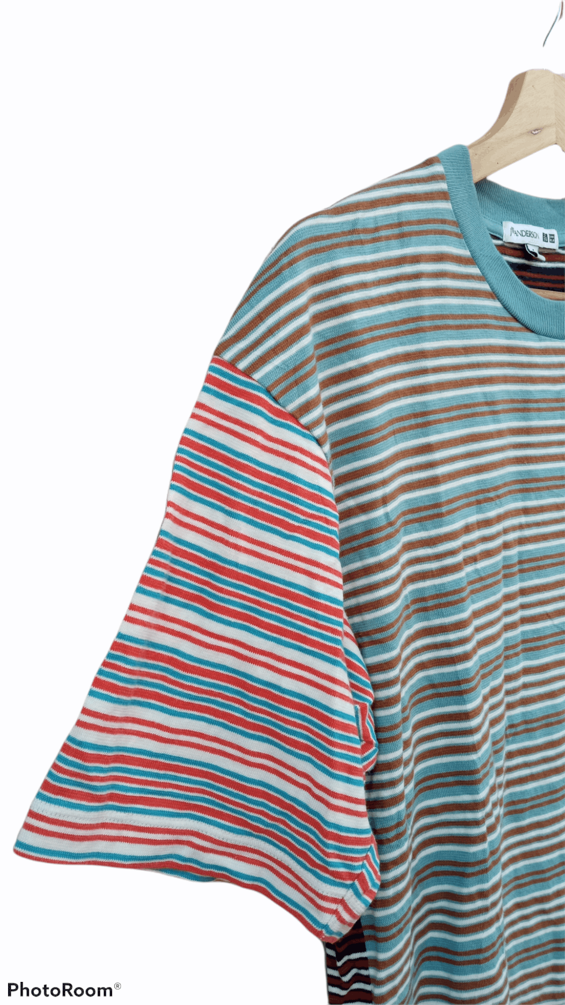 JW Anderson × Japanese Brand × Uniqlo 🔥🔥UT x J.W.Anderson Uniqlo Striped T-Shirt Size US M / EU 48-50 / 2 - 10 Thumbnail