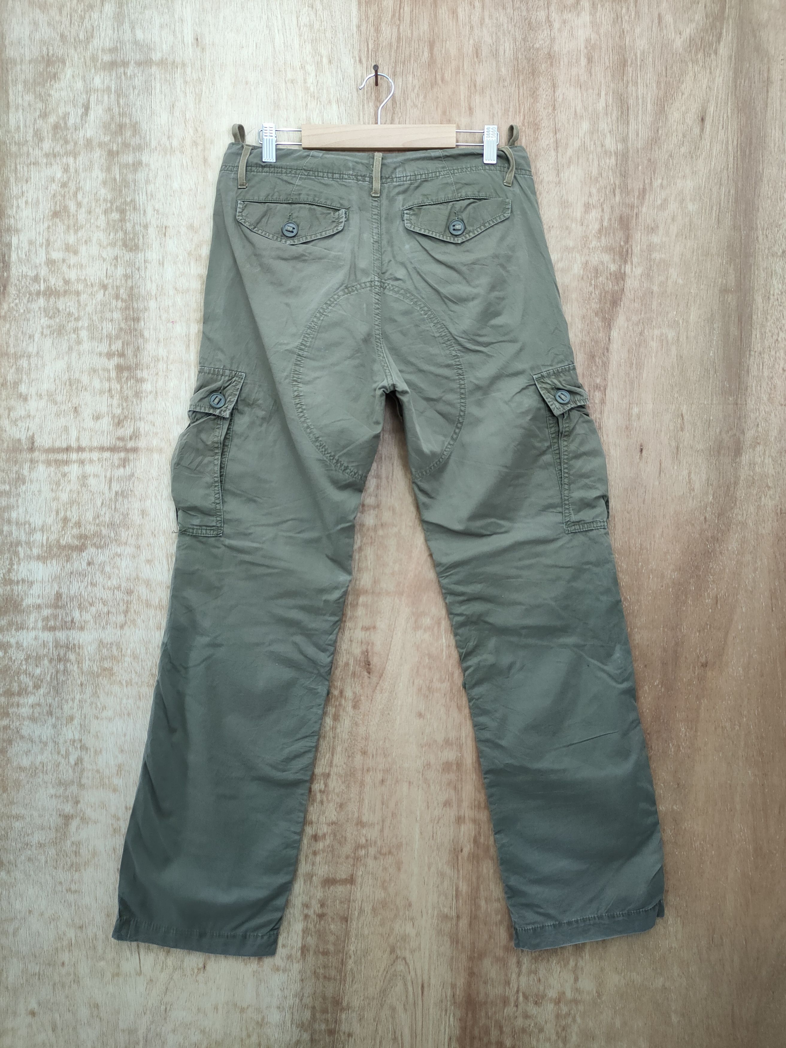 Faded Glory DLL Back Number japan faded brown cargo pants #46-234T Size US 31 - 7 Thumbnail