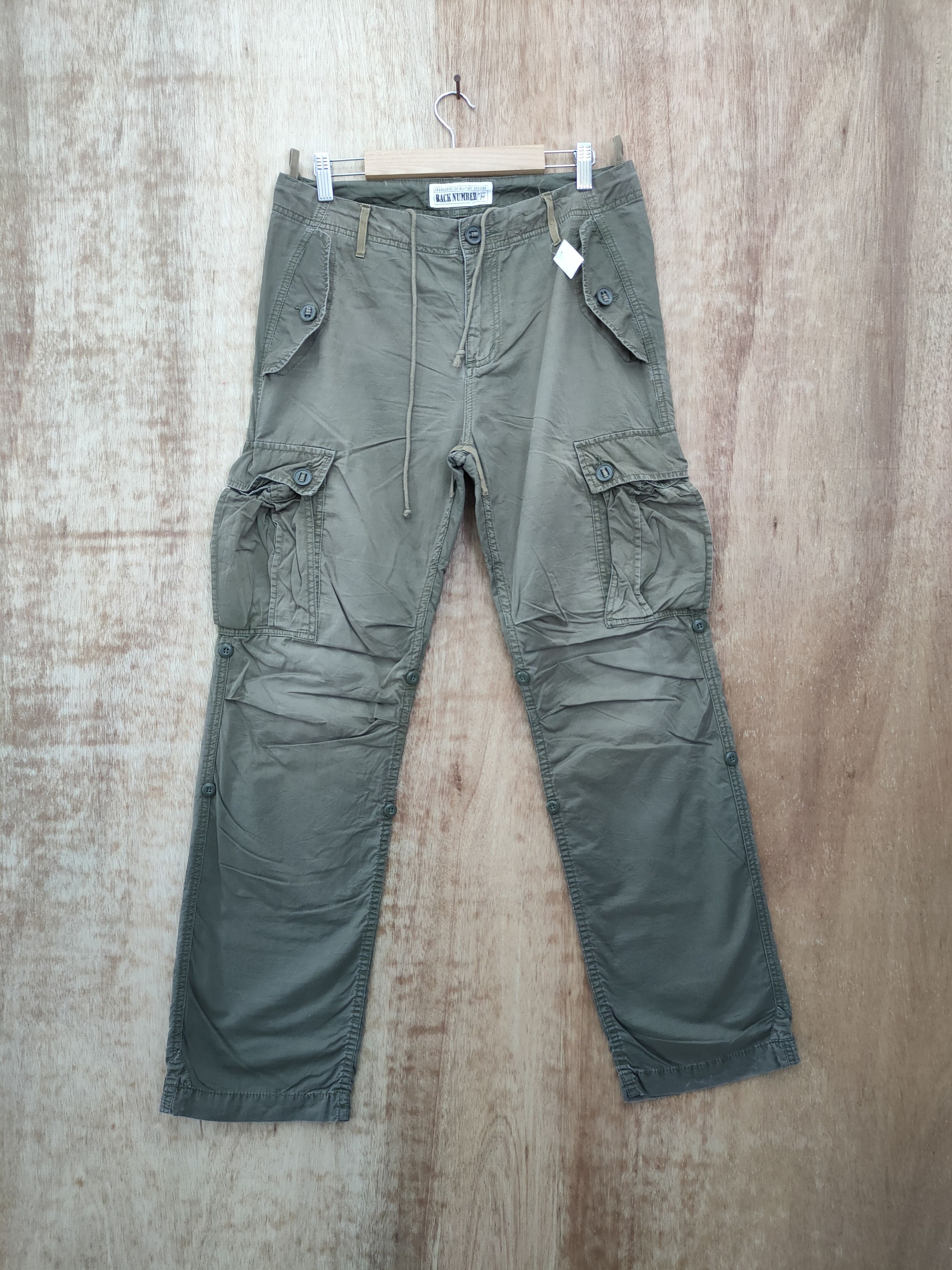 Faded Glory DLL Back Number japan faded brown cargo pants #46-234T Size US 31 - 1 Thumbnail