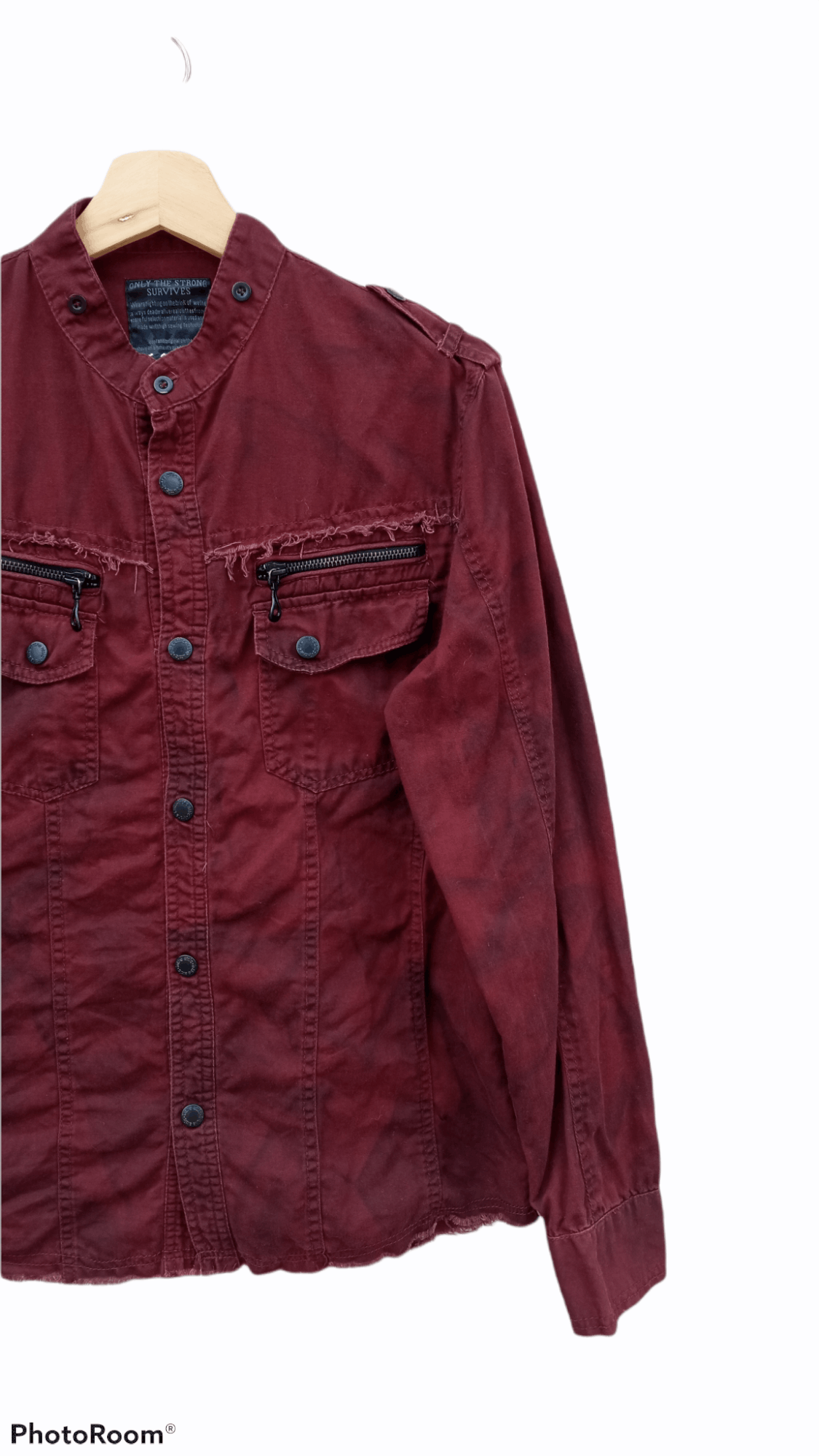 In The Attic × Japanese Brand 🔥🔥In The Attic Distressed Shirt LS Size US M / EU 48-50 / 2 - 4 Thumbnail