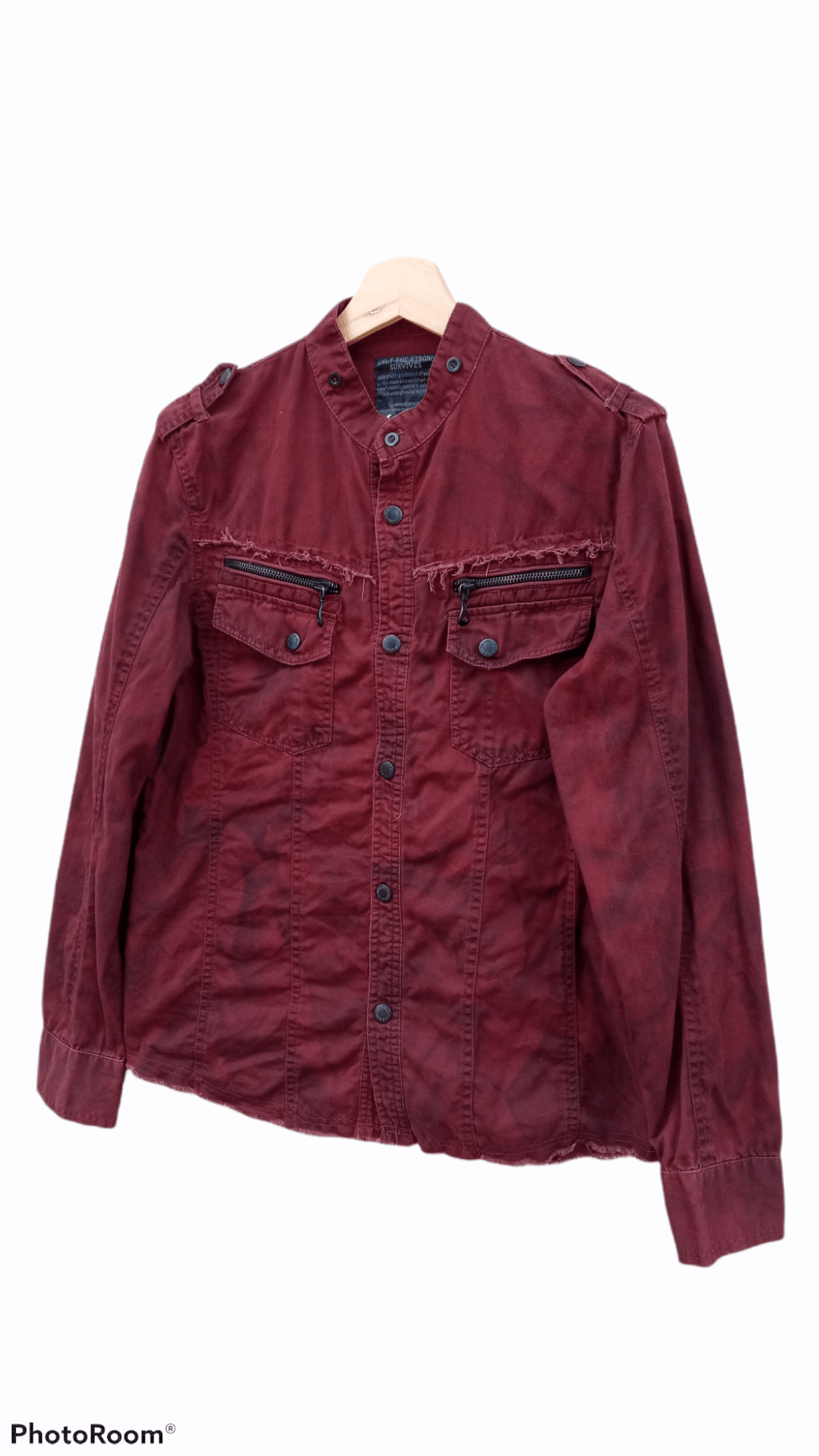 In The Attic × Japanese Brand 🔥🔥In The Attic Distressed Shirt LS Size US M / EU 48-50 / 2 - 3 Thumbnail