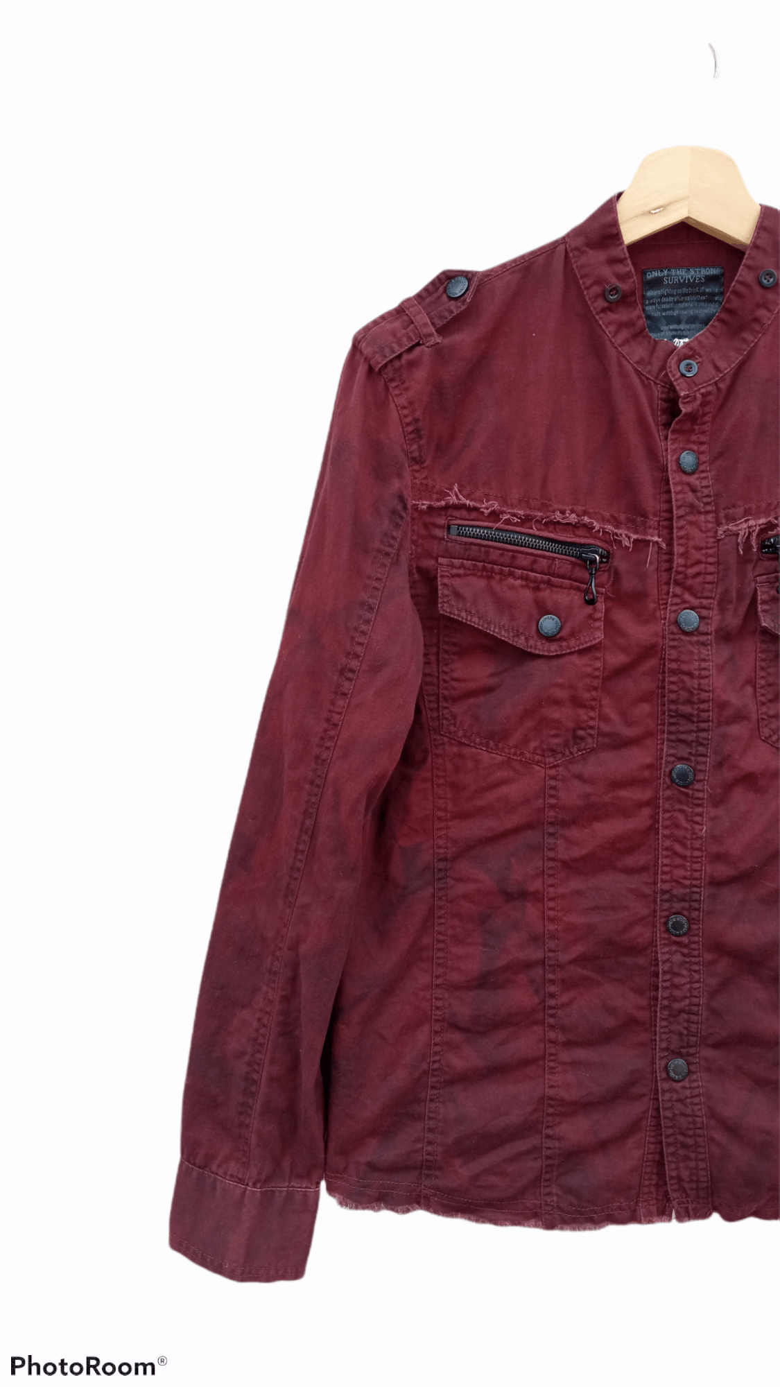 In The Attic × Japanese Brand 🔥🔥In The Attic Distressed Shirt LS Size US M / EU 48-50 / 2 - 5 Thumbnail