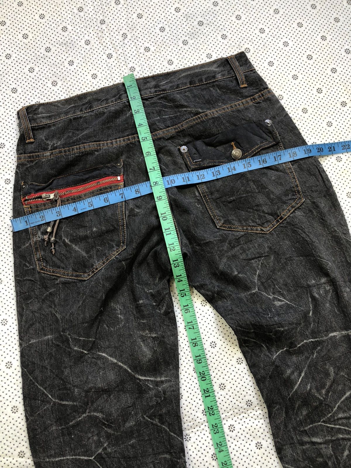 Hysteric Glamour × Japanese Brand Japanese Brand x Nylaus flared jeans Size US 32 / EU 48 - 13 Thumbnail
