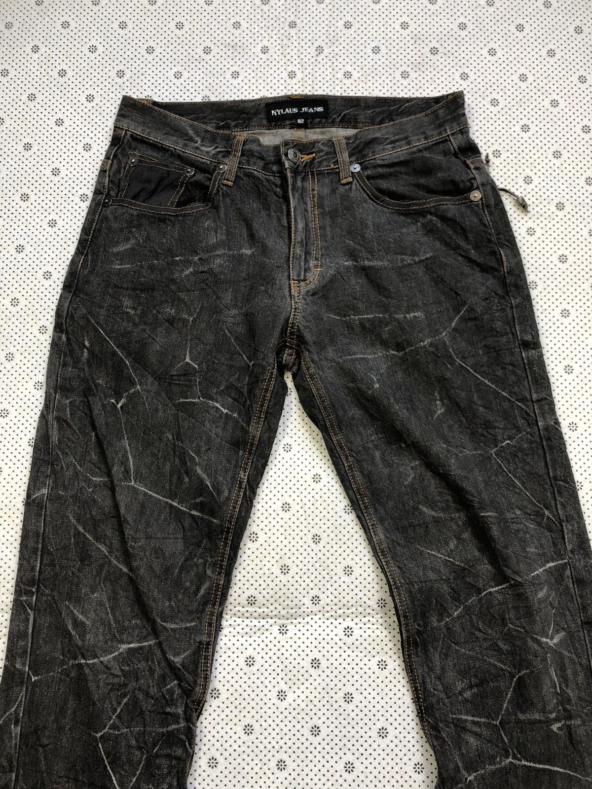 Hysteric Glamour × Japanese Brand Japanese Brand x Nylaus flared jeans Size US 32 / EU 48 - 4 Thumbnail