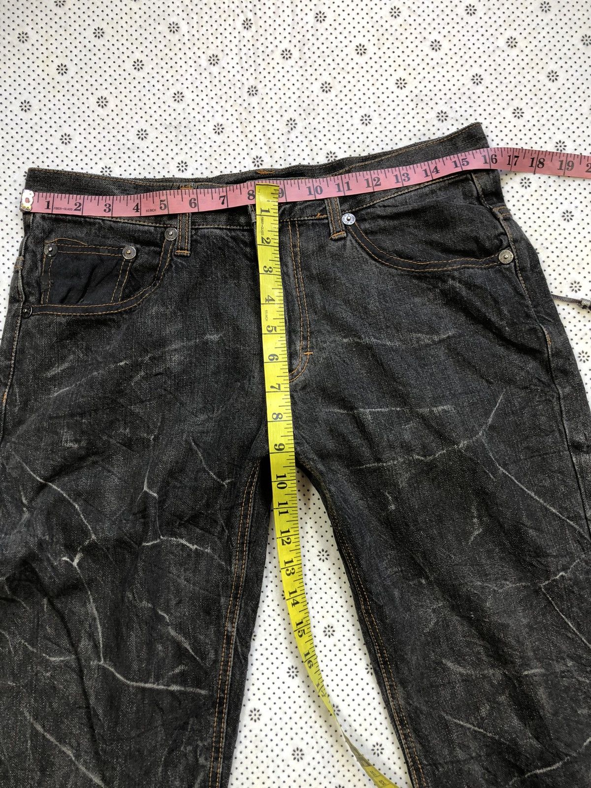 Hysteric Glamour × Japanese Brand Japanese Brand x Nylaus flared jeans Size US 32 / EU 48 - 11 Thumbnail