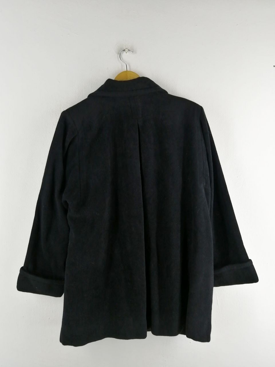 Givenchy GIVENCHY NOVELLE BOUTIQUE BLACK LONG WOOL COAT Size US M / EU 48-50 / 2 - 4 Thumbnail