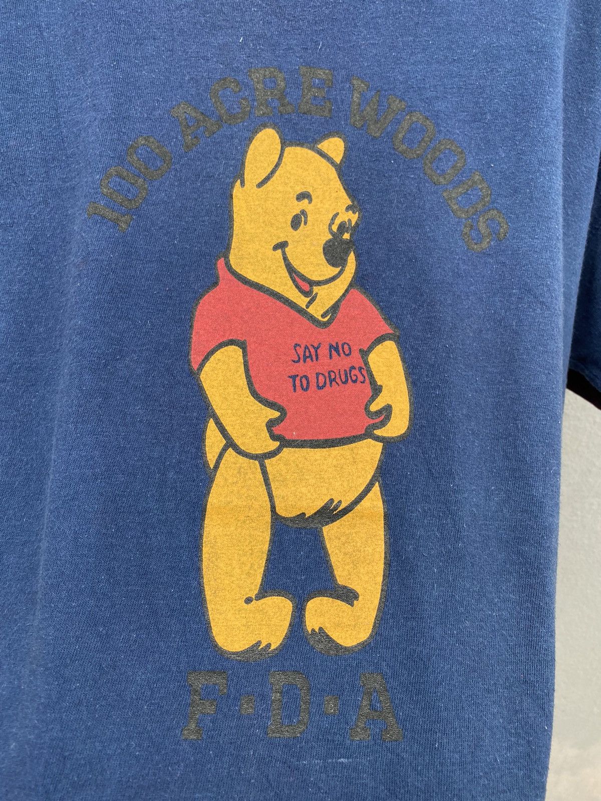 Cartoon Network × Vintage Vintage 90’s POOH “SAY NO TO DRUGS” Ringer Tee Size US L / EU 52-54 / 3 - 2 Thumbnail