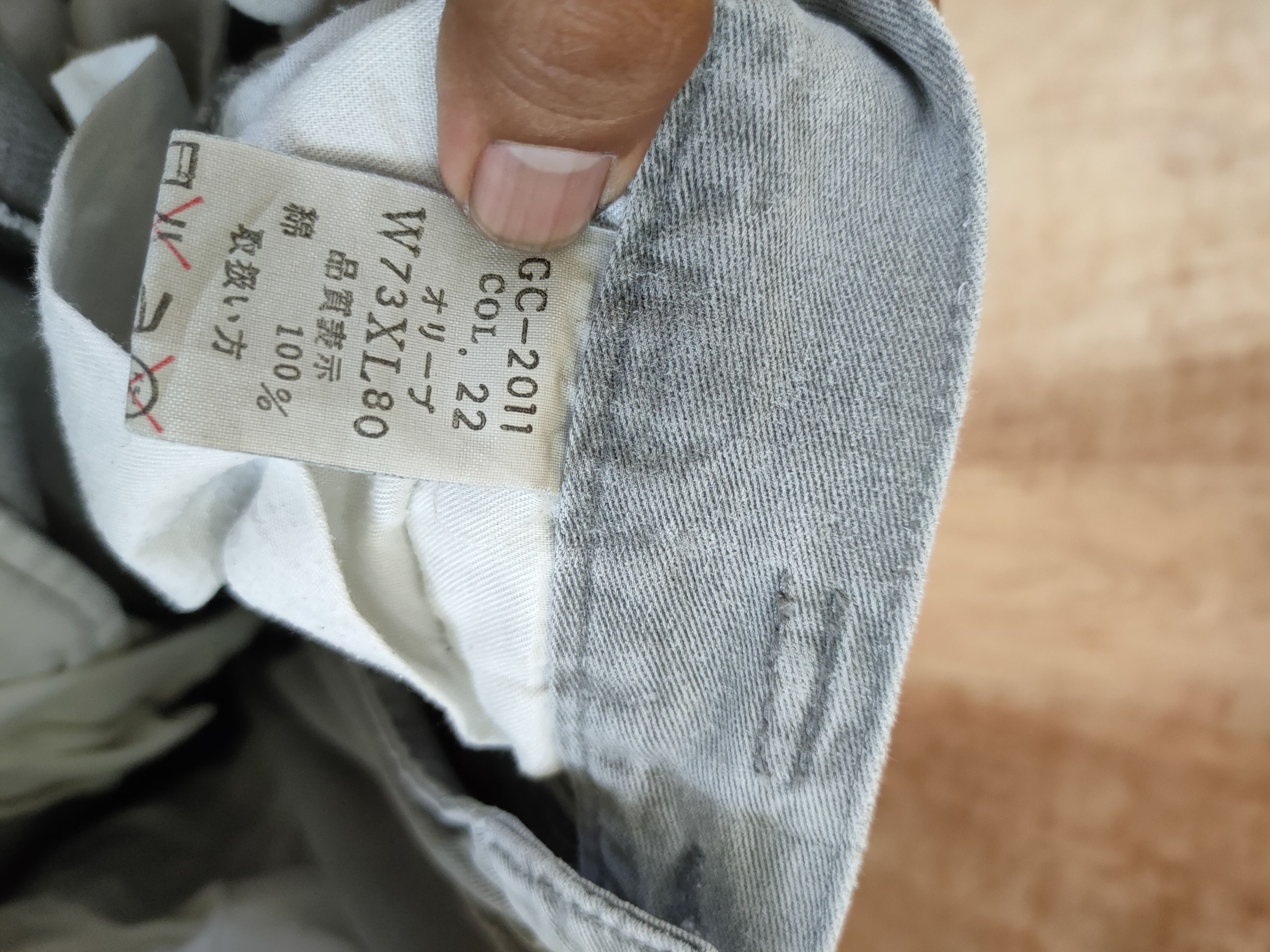 Vintage DLL gran cisco distressed vtg thrashed cargo pants #46-289 Size US 26 / EU 42 - 13 Thumbnail