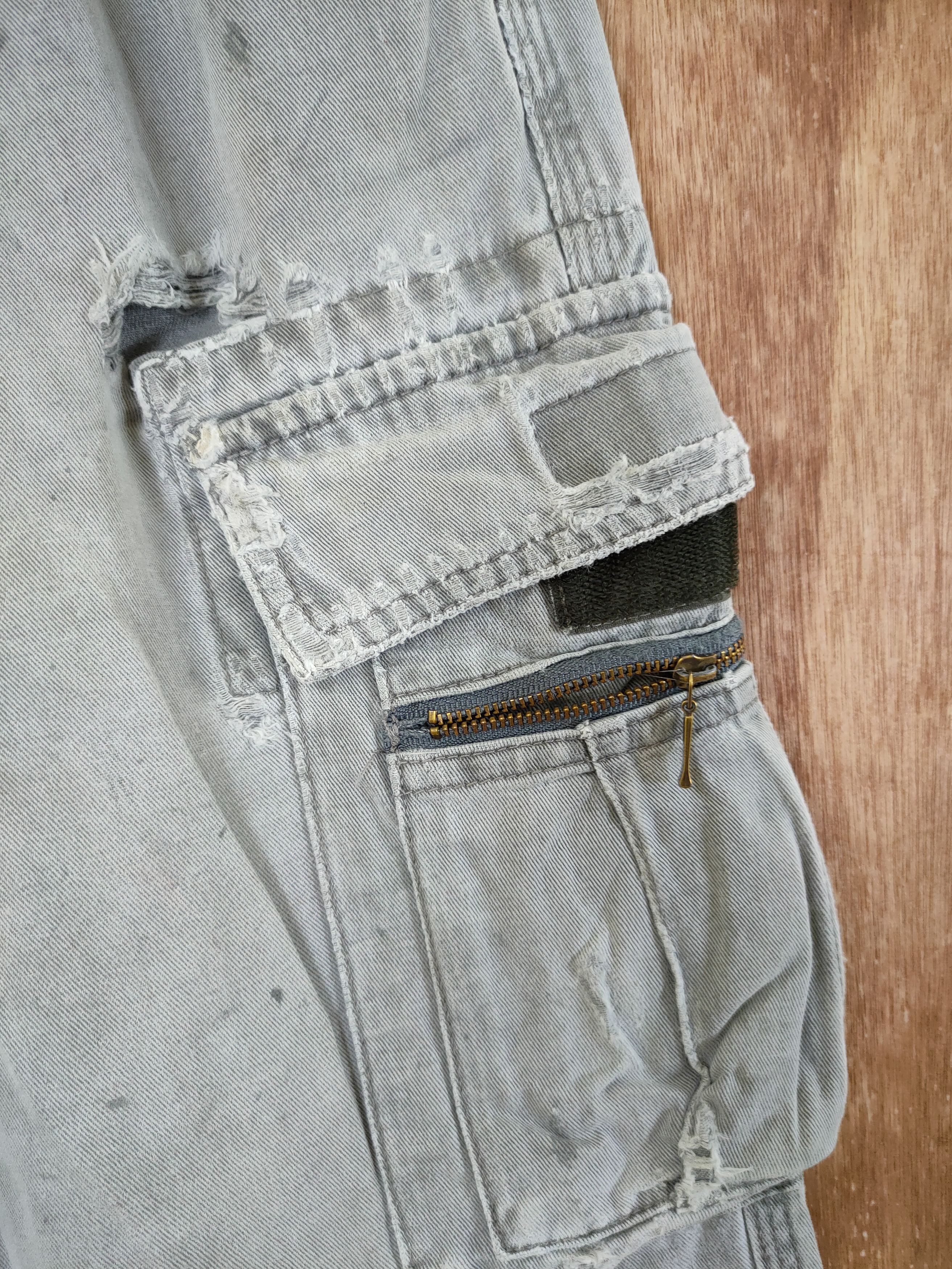Vintage DLL gran cisco distressed vtg thrashed cargo pants #46-289 Size US 26 / EU 42 - 6 Thumbnail