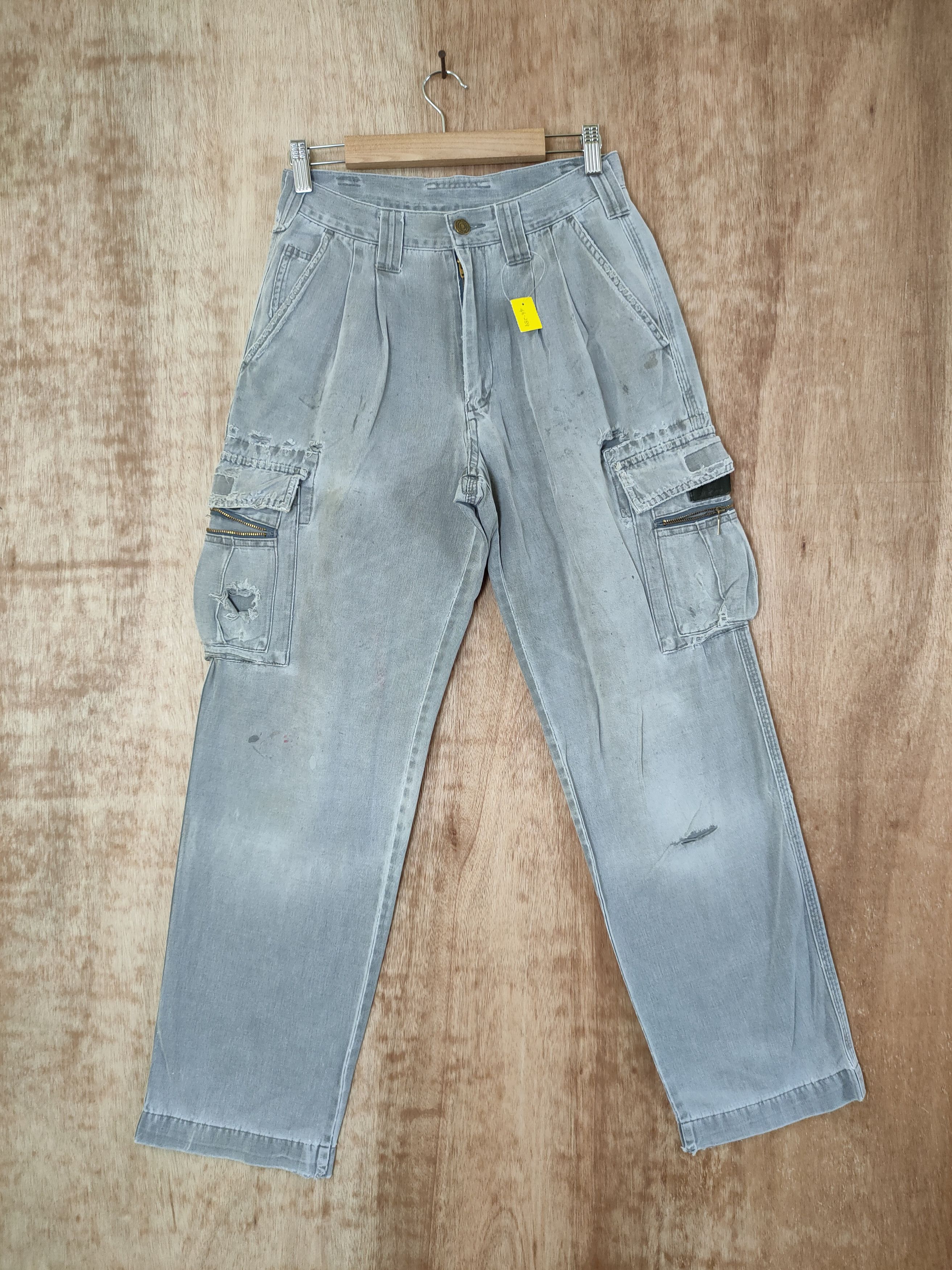Vintage DLL gran cisco distressed vtg thrashed cargo pants #46-289 Size US 26 / EU 42 - 1 Thumbnail