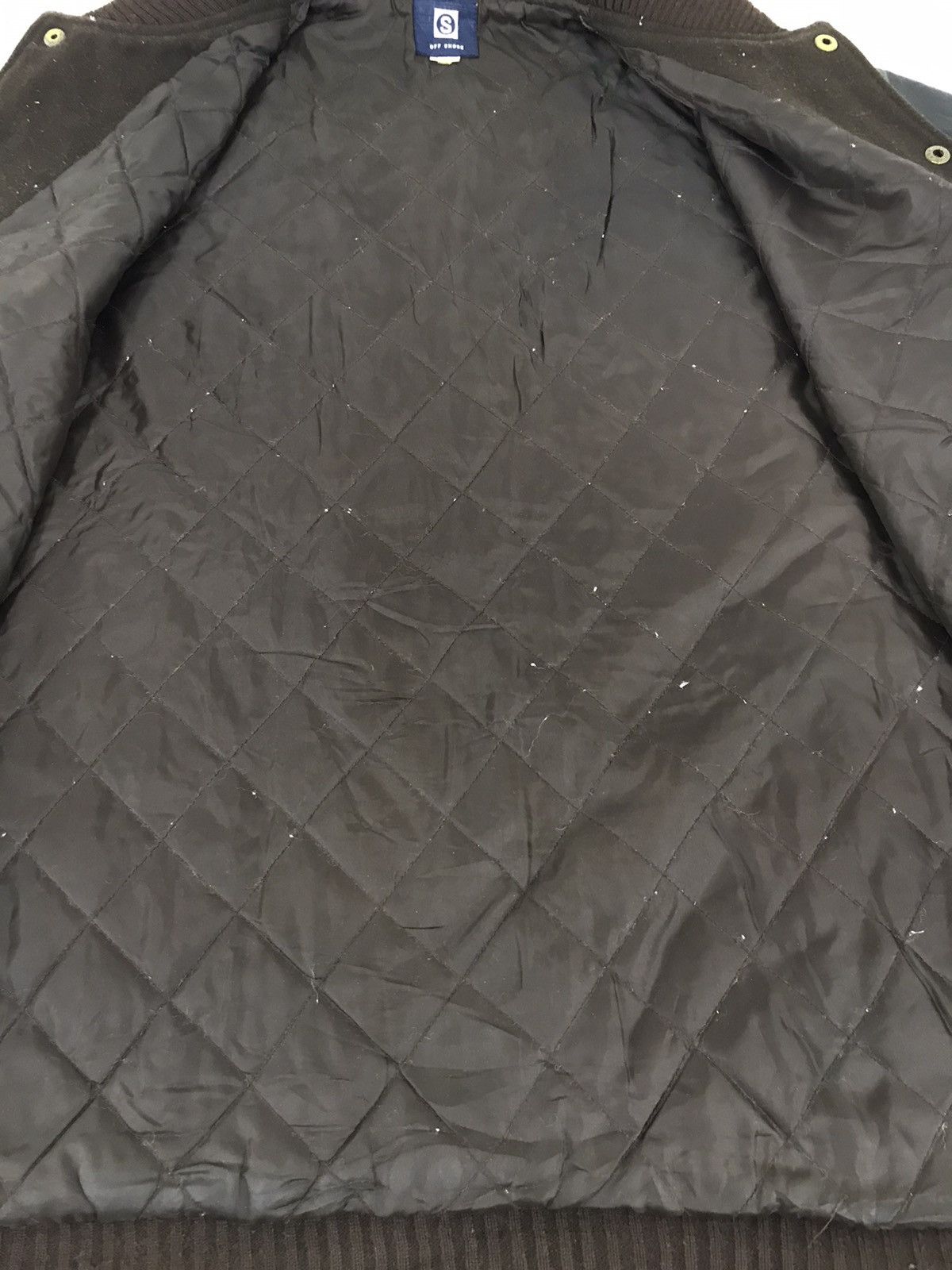 Japanese Brand Offshore Varsity Jacket Wool With Quilted Inner Size US L / EU 52-54 / 3 - 6 Thumbnail