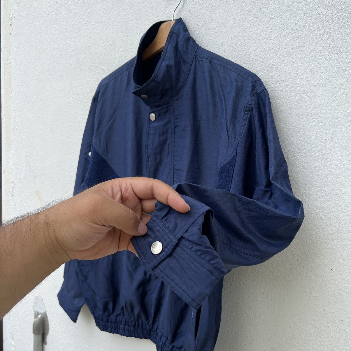 Japanese Brand VINTAGE VARSITY BOMBER JACKET INSPIRED BY ISSEY MIYAKE Size US M / EU 48-50 / 2 - 8 Thumbnail