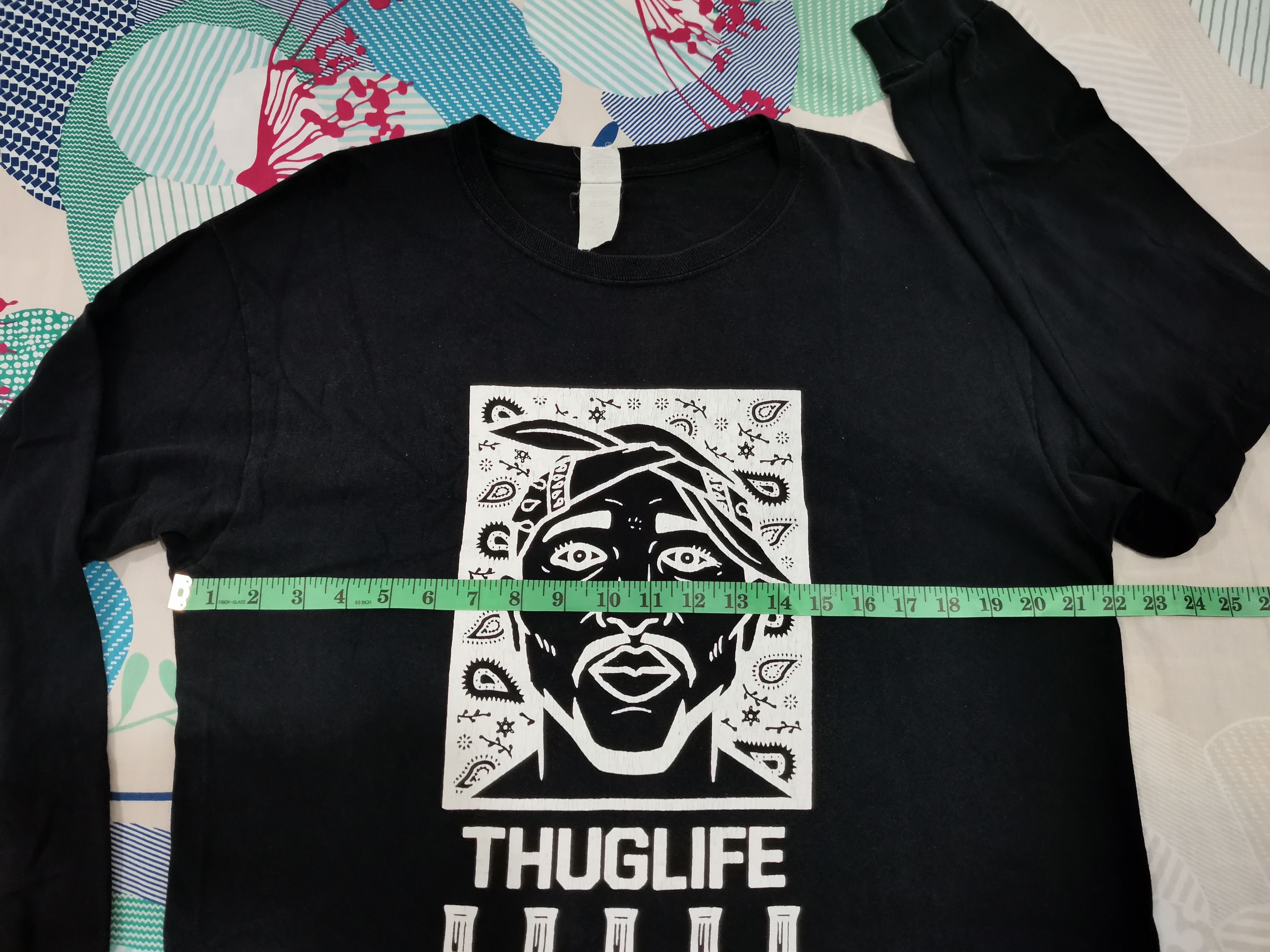 Band Tees Vintage Tupac Shakur Thuglife Long Sleeve Rap Hiphop Size US L / EU 52-54 / 3 - 4 Thumbnail