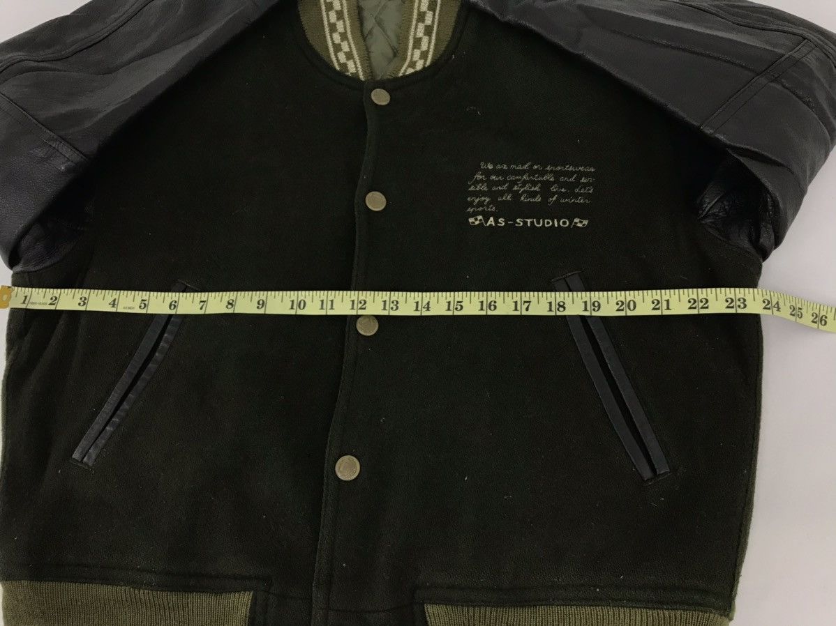Japanese Brand × Leather Vintage Atelier Sab AS Studios Sportswear College Jacket Size US M / EU 48-50 / 2 - 11 Thumbnail
