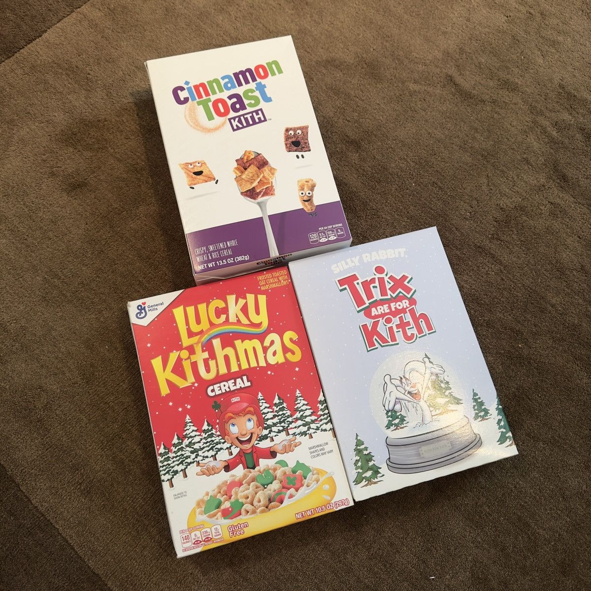 Kith Kith Cereal 3 Boxes Grailed