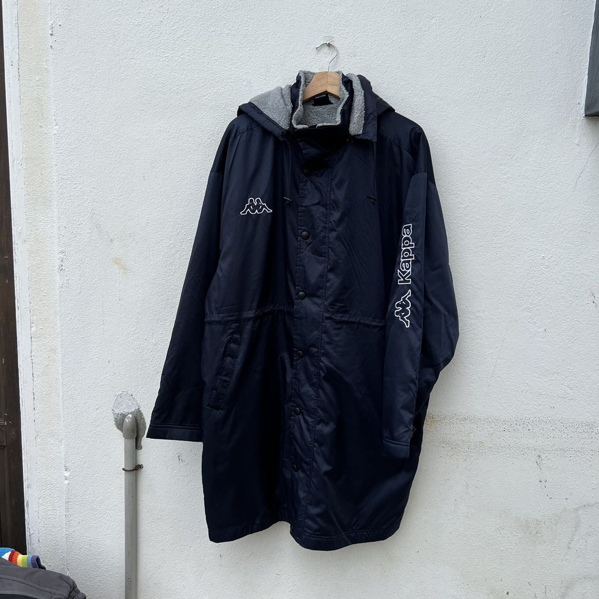 Japanese Brand VINTAGE KAPPA BIG LOGO LONG JACKET Size US L / EU 52-54 / 3 - 6 Thumbnail