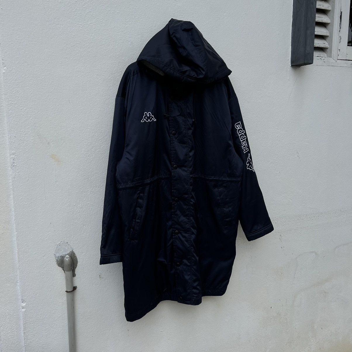 Japanese Brand VINTAGE KAPPA BIG LOGO LONG JACKET Size US L / EU 52-54 / 3 - 2 Thumbnail