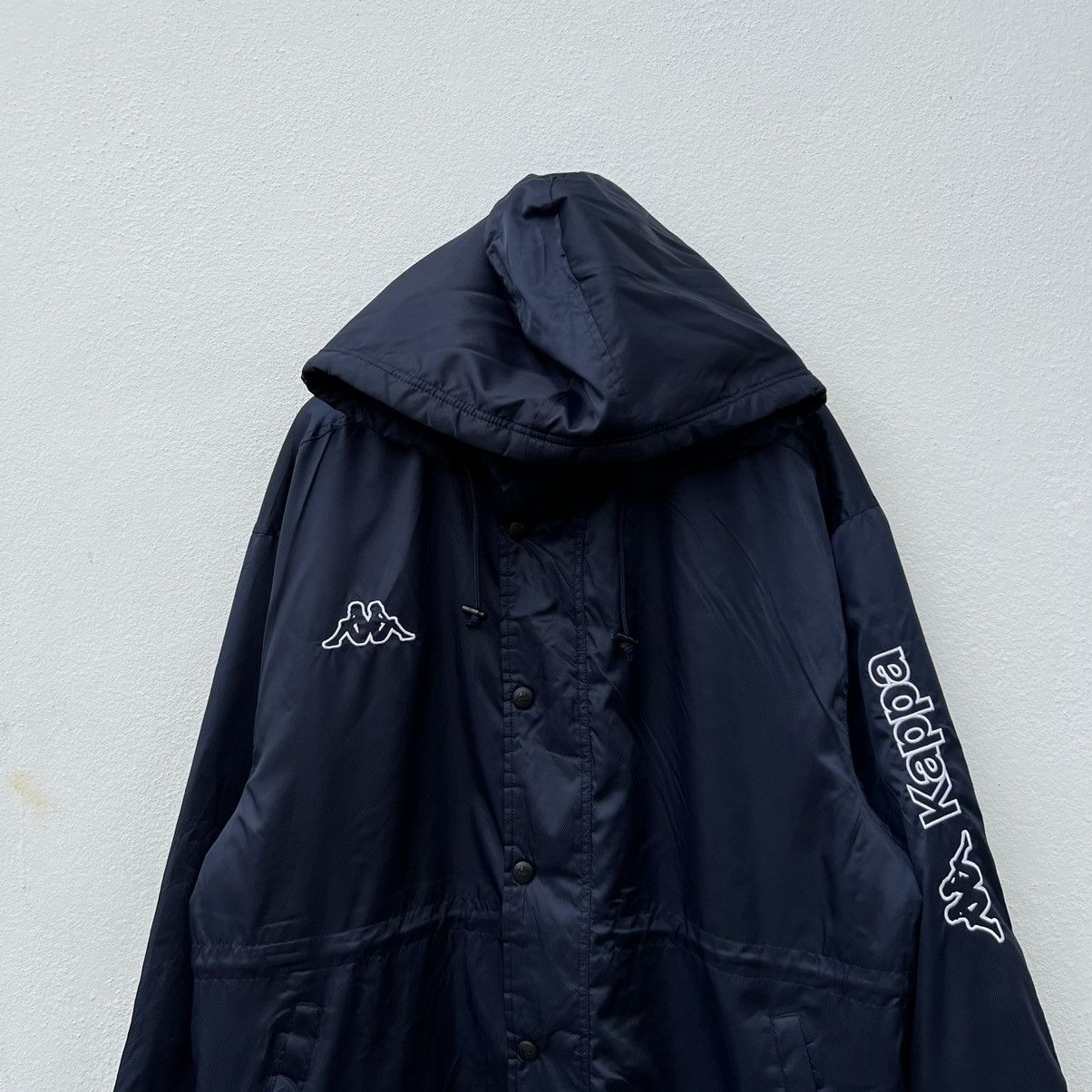 Japanese Brand VINTAGE KAPPA BIG LOGO LONG JACKET Size US L / EU 52-54 / 3 - 3 Thumbnail