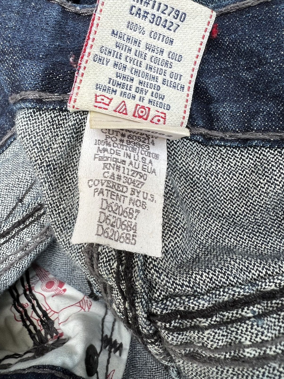 True Religion Vintage 2000s True Religion Ricky Super OT Denim Jeans Size US 33 - 24 Thumbnail