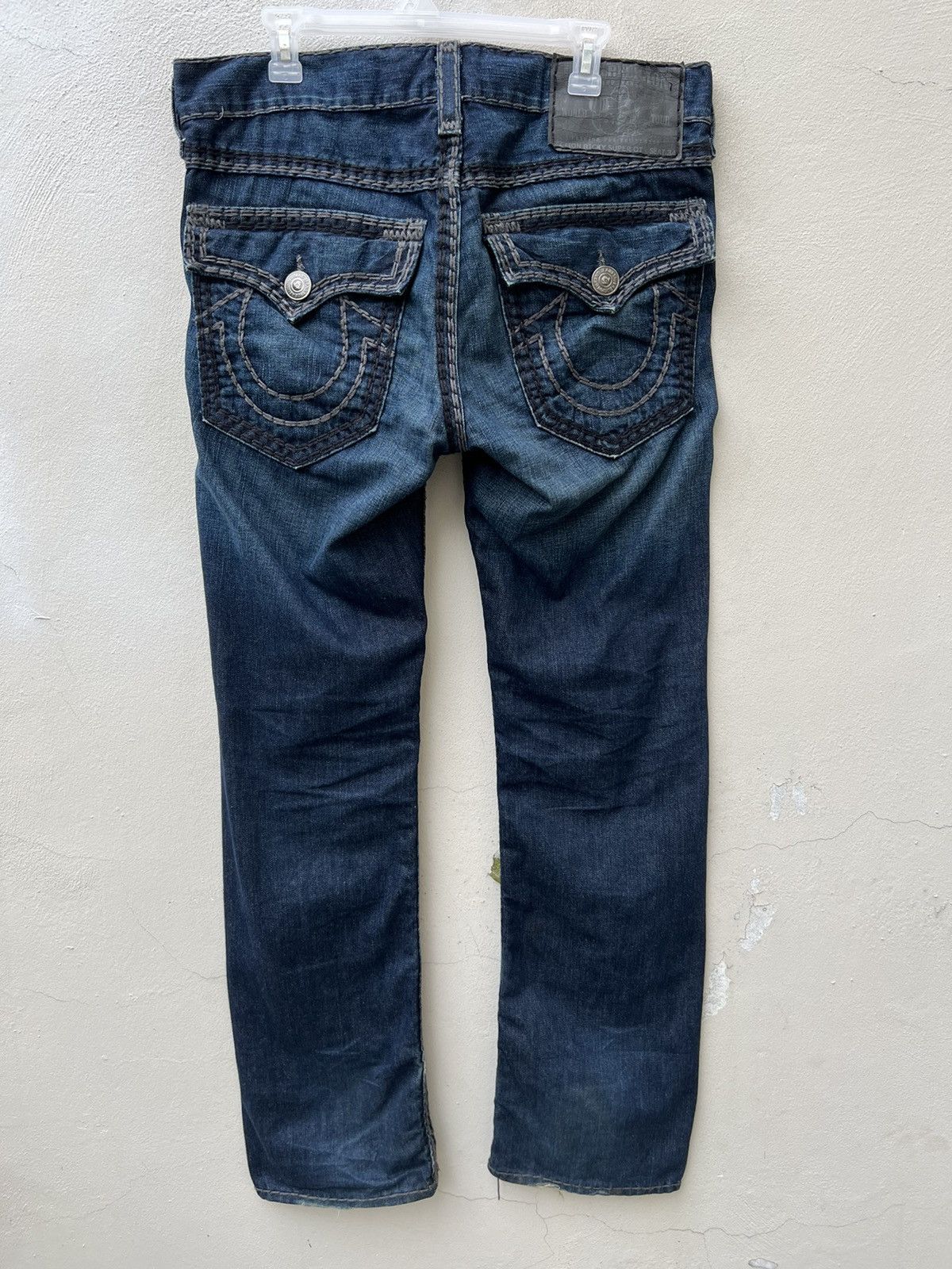 True Religion Vintage 2000s True Religion Ricky Super OT Denim Jeans Size US 33 - 17 Thumbnail
