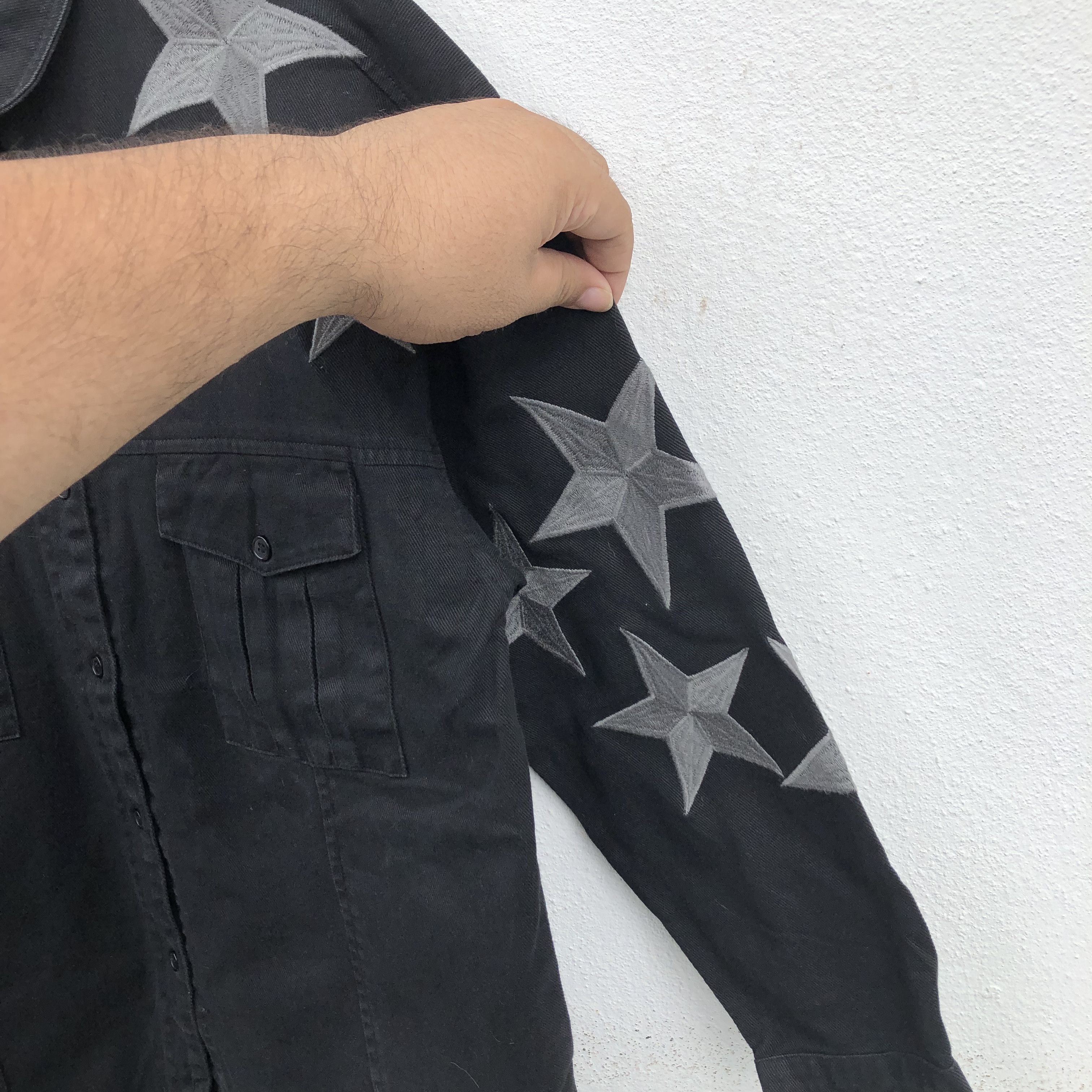 Japanese Brand MILITARY COLLECTION CHORE JACKET FLOVE STAR DOT FULLPRINT Size US L / EU 52-54 / 3 - 4 Thumbnail