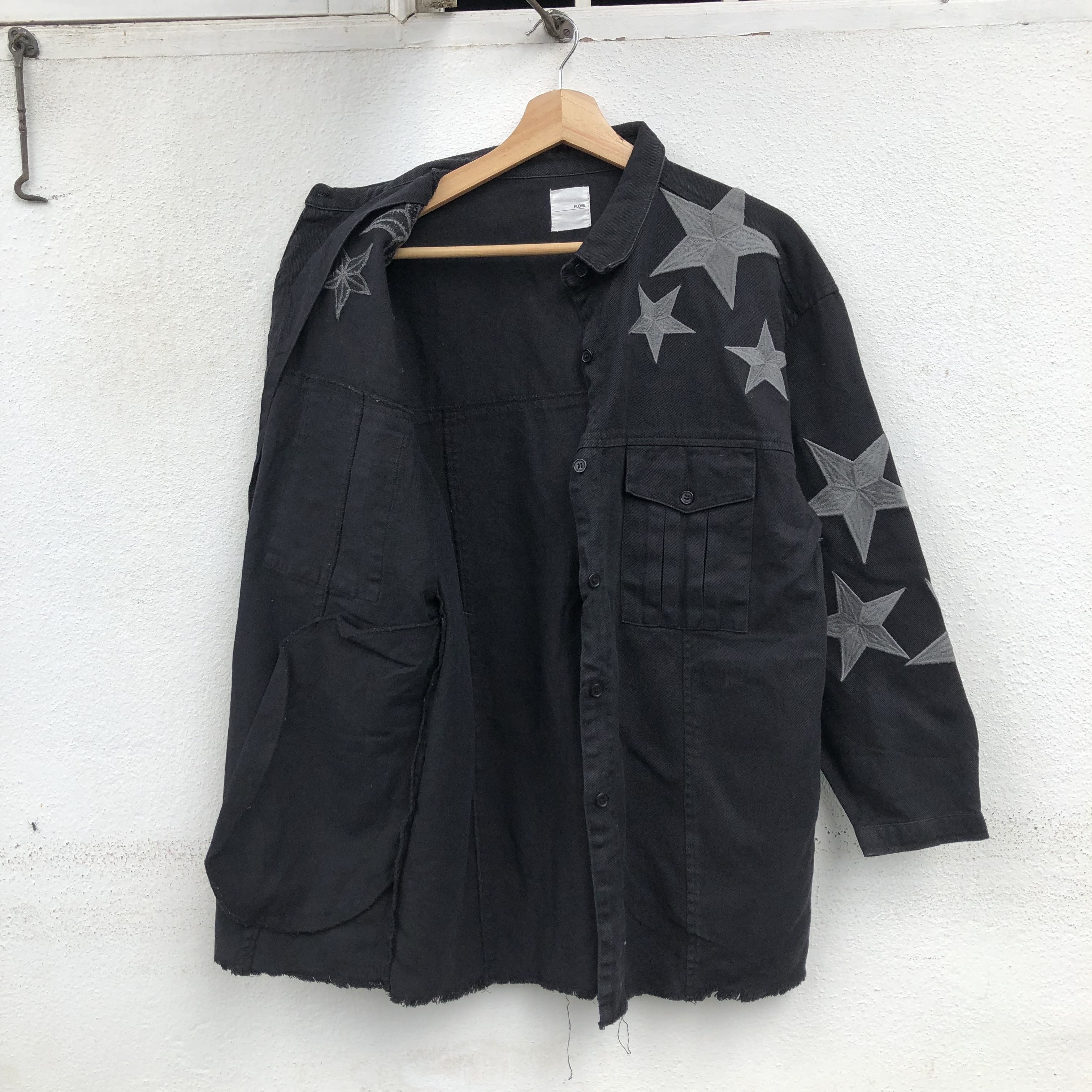 Japanese Brand MILITARY COLLECTION CHORE JACKET FLOVE STAR DOT FULLPRINT Size US L / EU 52-54 / 3 - 7 Thumbnail