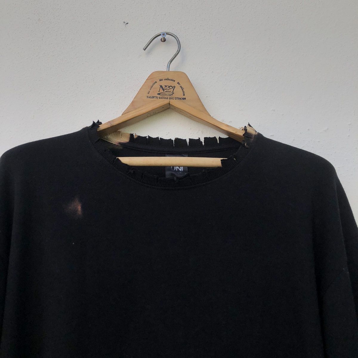 Japanese Brand Distressed Acid Wash Long Sleeve Nice Design Size US L / EU 52-54 / 3 - 2 Thumbnail