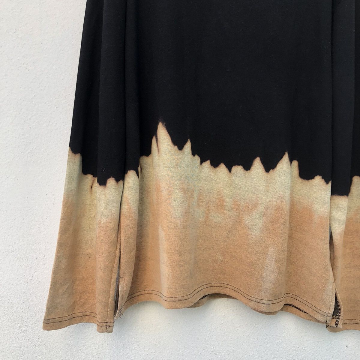 Japanese Brand Distressed Acid Wash Long Sleeve Nice Design Size US L / EU 52-54 / 3 - 3 Thumbnail
