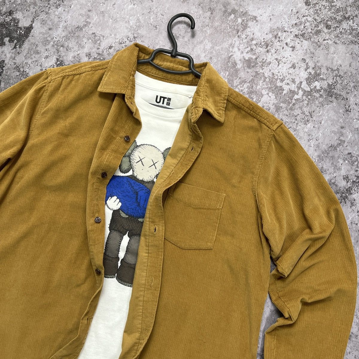 Flannel × Vintage Vintage Corduroy Flannel Shirt Size US M / EU 48-50 / 2 - 2 Thumbnail