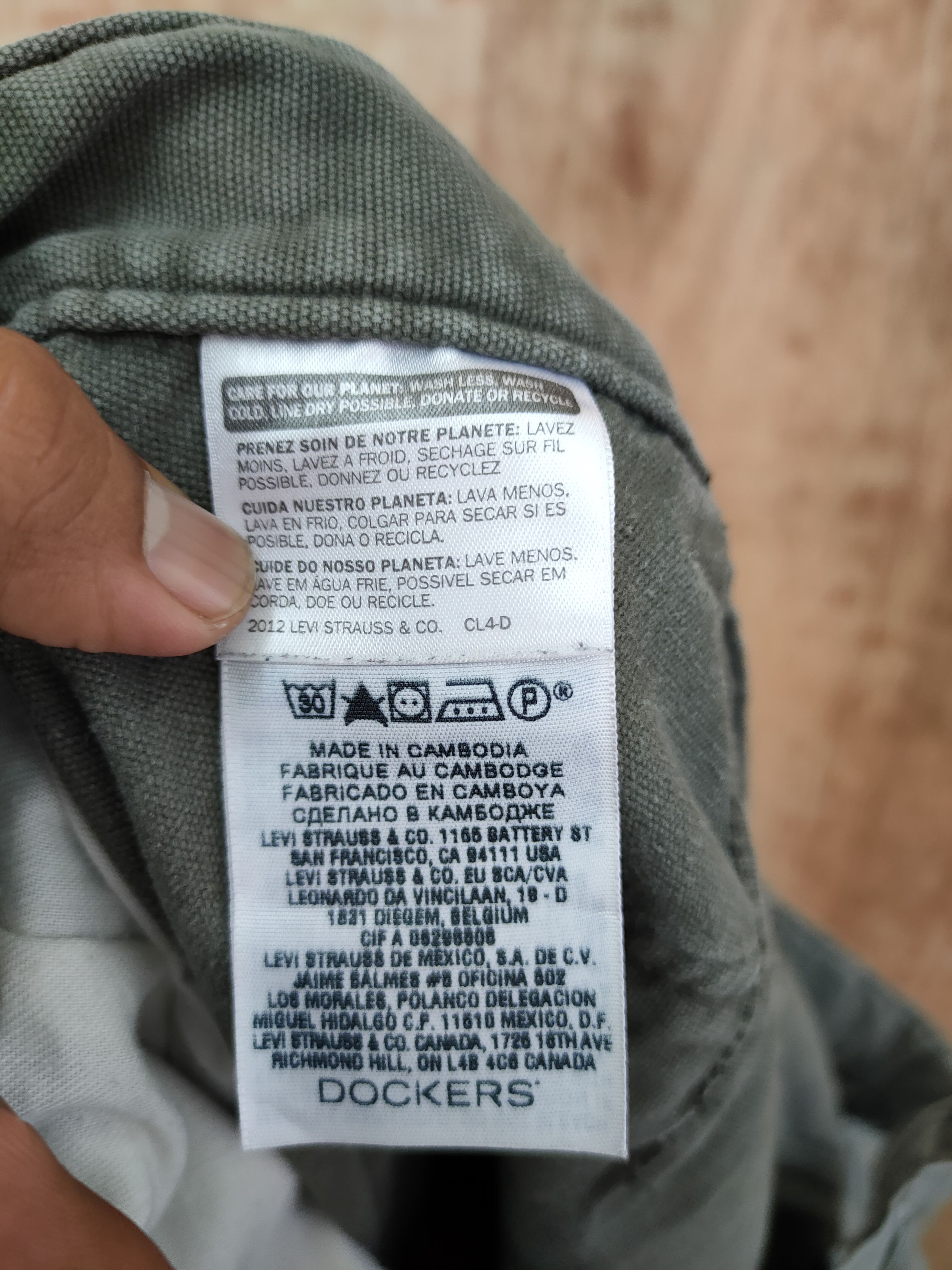Dockers × Vintage DL Dockers D3 Classic multi pocket tactical cargo pants #971 Size US 36 / EU 52 - 10 Thumbnail