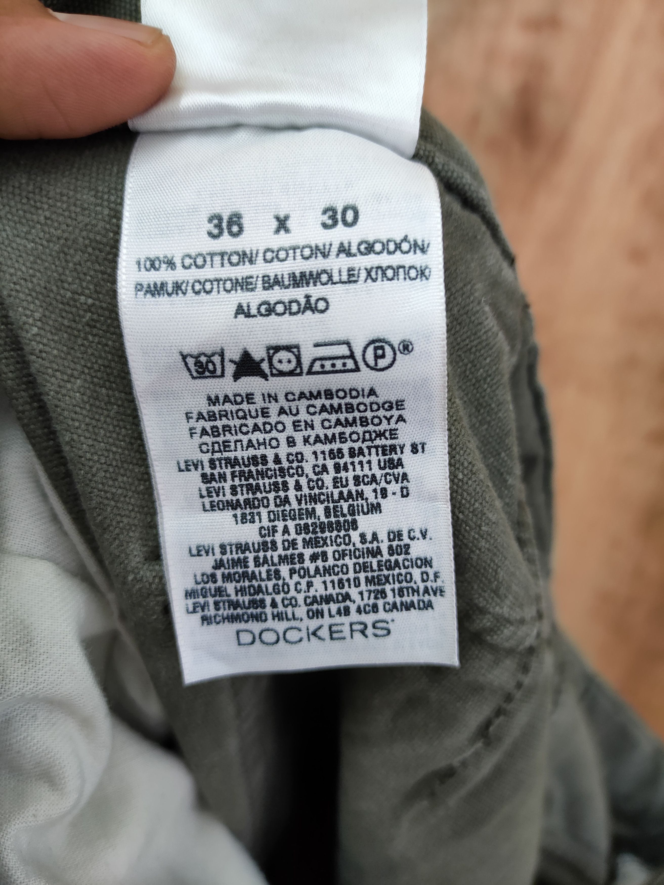 Dockers × Vintage DL Dockers D3 Classic multi pocket tactical cargo pants #971 Size US 36 / EU 52 - 11 Thumbnail