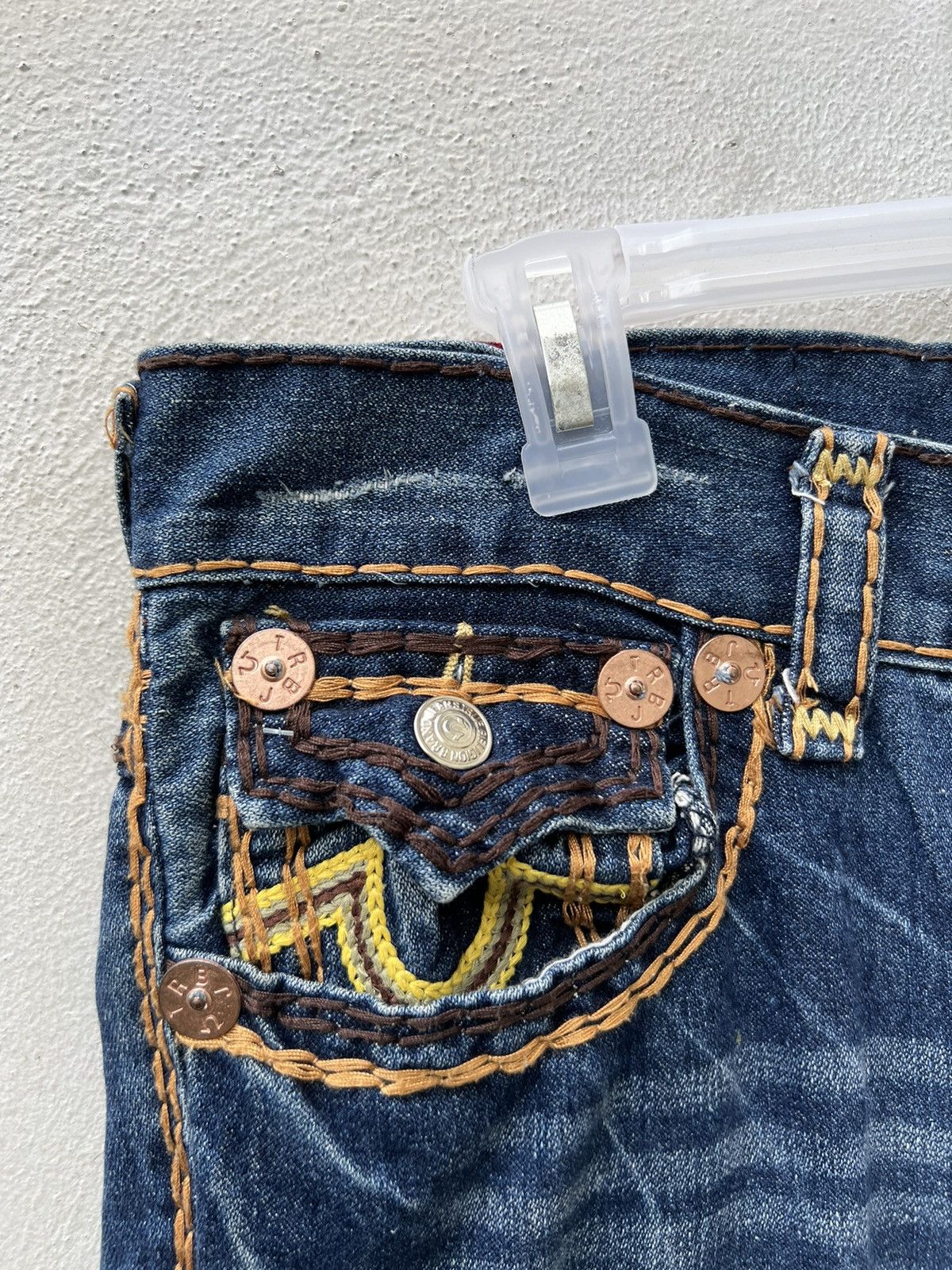 True Religion Vintage 2000s True Religion Billy Super T Denim Jeans Size US 32 / EU 48 - 7 Thumbnail