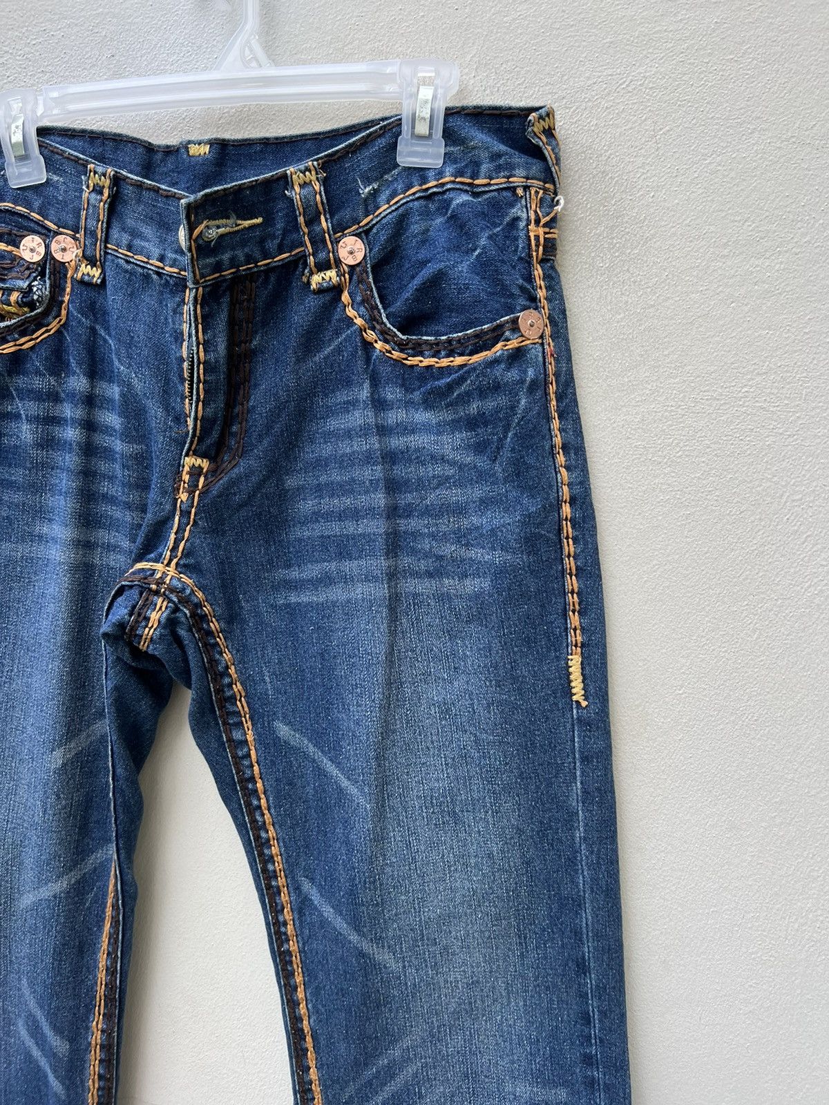 True Religion Vintage 2000s True Religion Billy Super T Denim Jeans Size US 32 / EU 48 - 12 Thumbnail